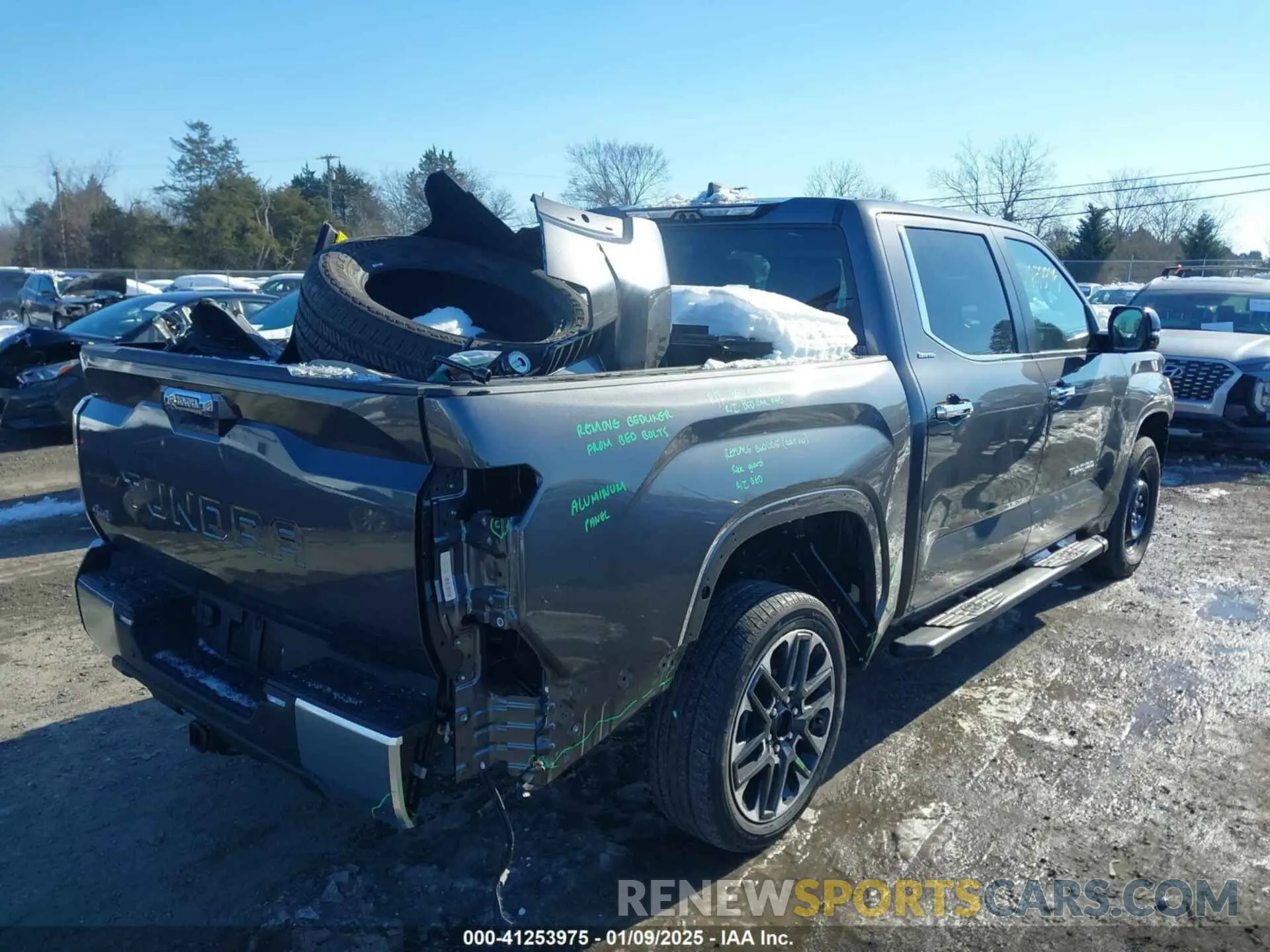 4 Photograph of a damaged car 5TFJA5DB1RX235201 TOYOTA TUNDRA 2024