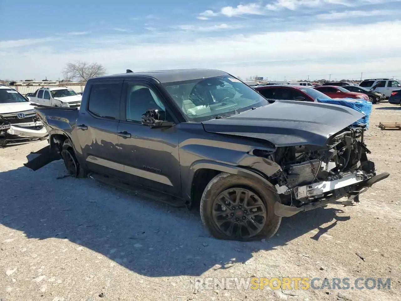 4 Photograph of a damaged car 5TFLA5DB3RX188424 TOYOTA TUNDRA 2024