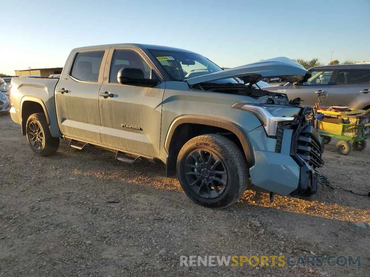 4 Photograph of a damaged car 5TFLA5DB7RX213034 TOYOTA TUNDRA 2024