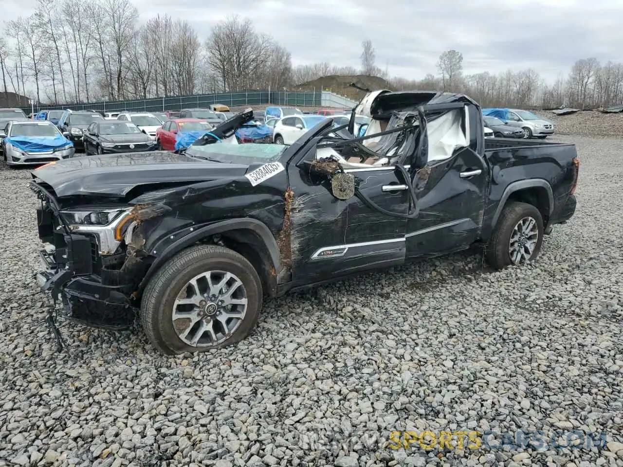 1 Photograph of a damaged car 5TFMA5DB4RX185682 TOYOTA TUNDRA 2024