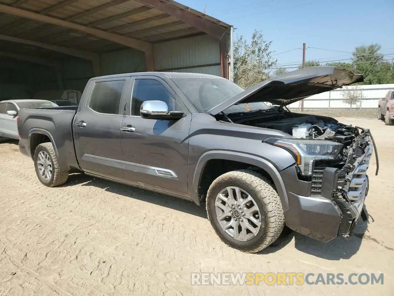 4 Photograph of a damaged car 5TFMA5ECXRX021876 TOYOTA TUNDRA 2024