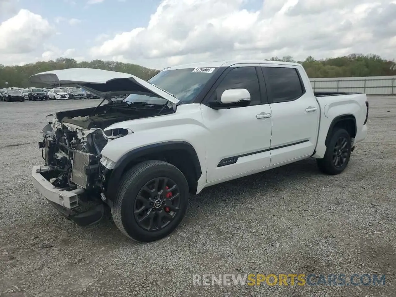 1 Photograph of a damaged car 5TFNC5AB8RX003128 TOYOTA TUNDRA 2024