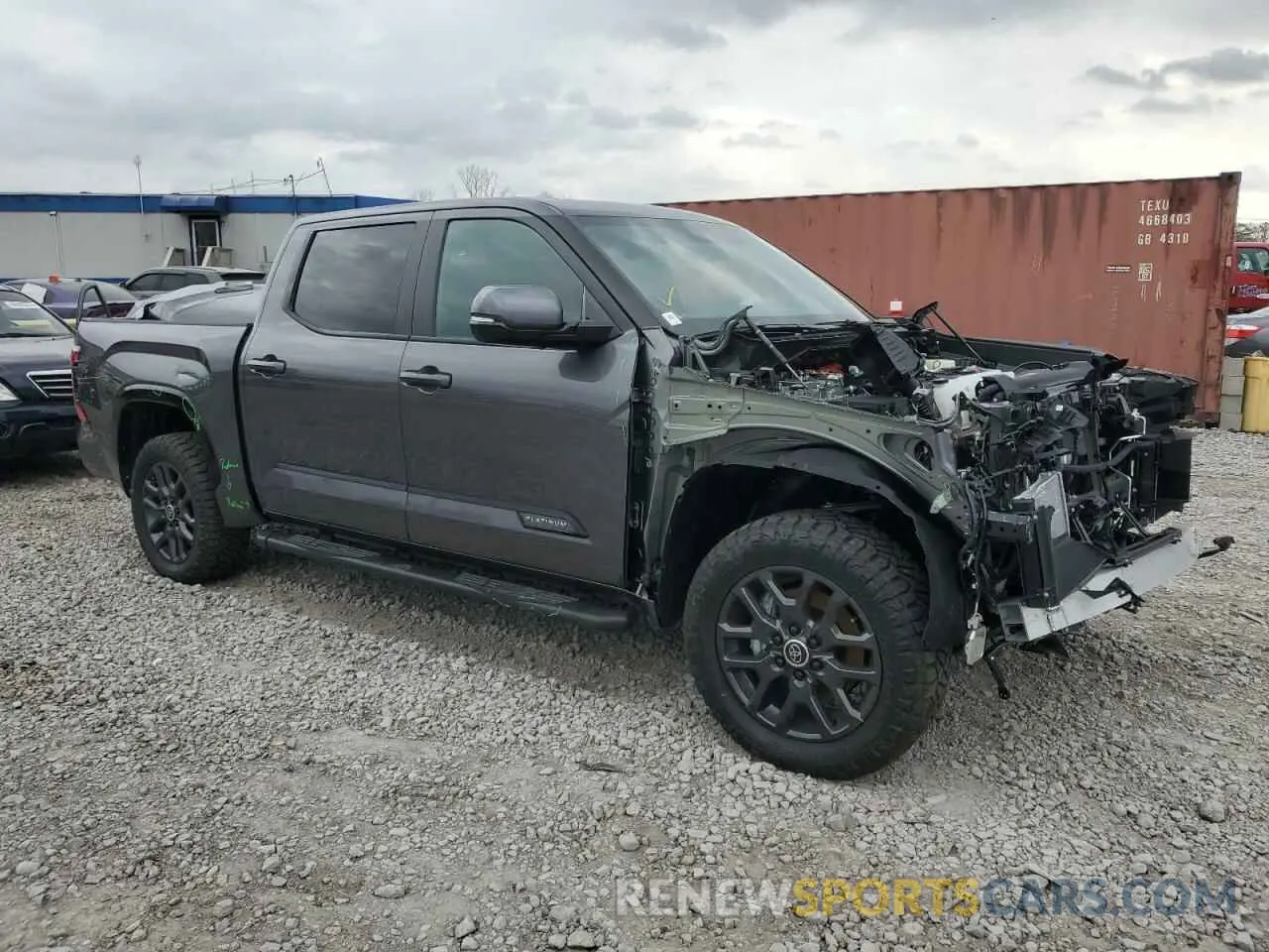4 Photograph of a damaged car 5TFNC5DB1RX048519 TOYOTA TUNDRA 2024