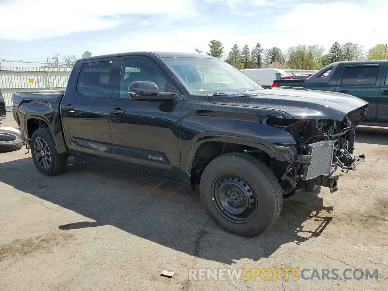 4 Photograph of a damaged car 5TFNC5DB2RX078841 TOYOTA TUNDRA 2024