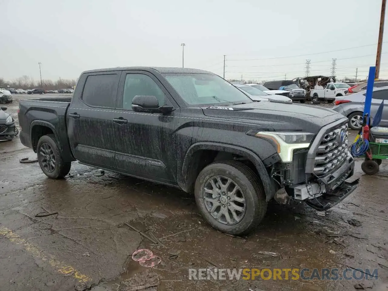 4 Photograph of a damaged car 5TFNC5DB3RX074359 TOYOTA TUNDRA 2024