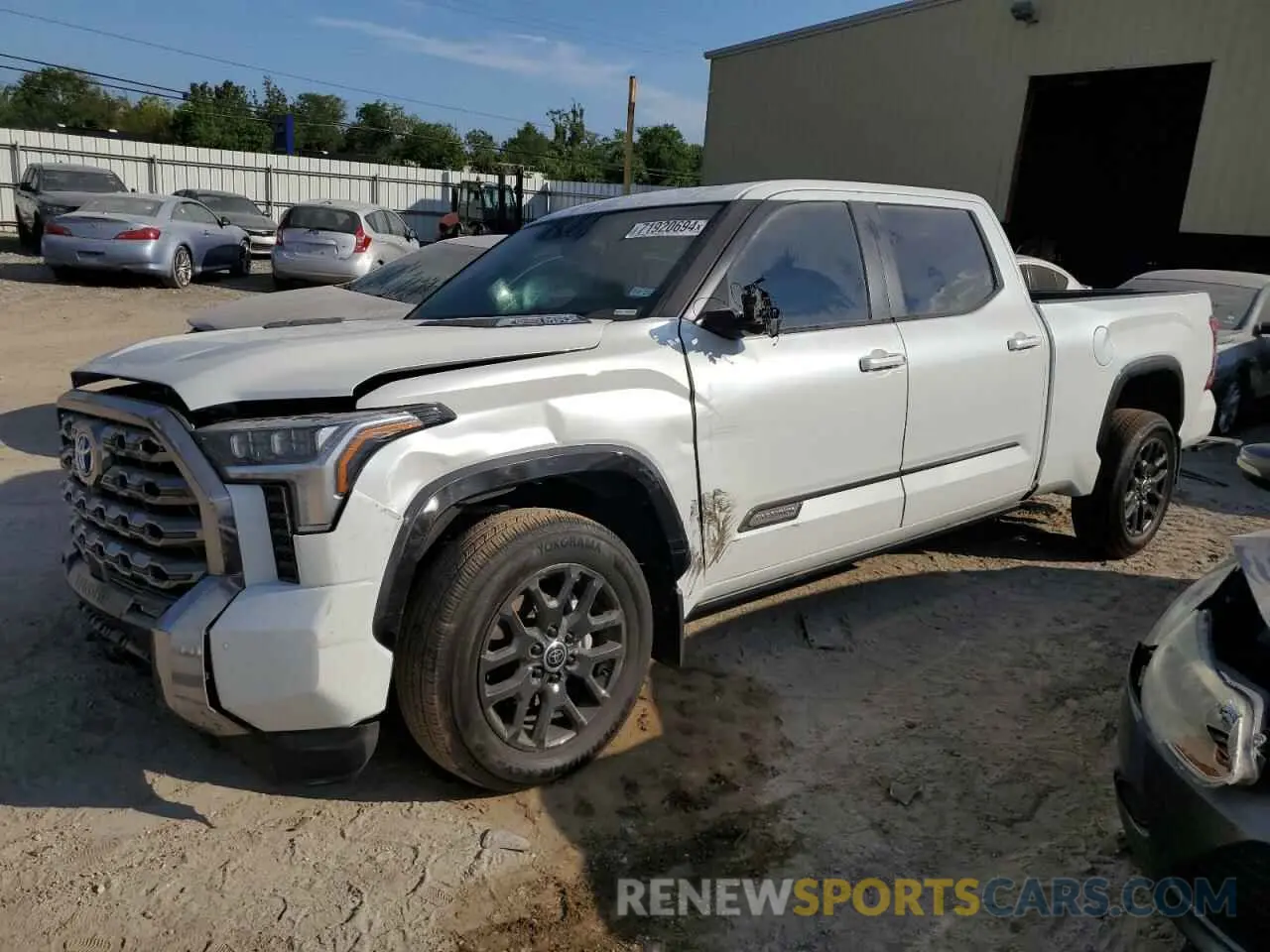1 Photograph of a damaged car 5TFNC5EC4RX006949 TOYOTA TUNDRA 2024