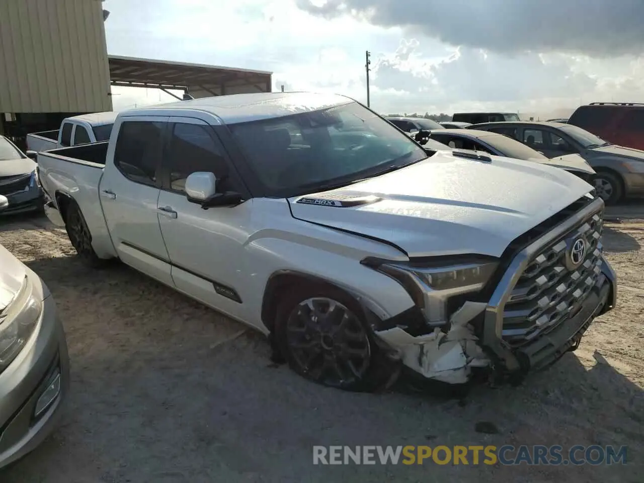 4 Photograph of a damaged car 5TFNC5EC4RX006949 TOYOTA TUNDRA 2024
