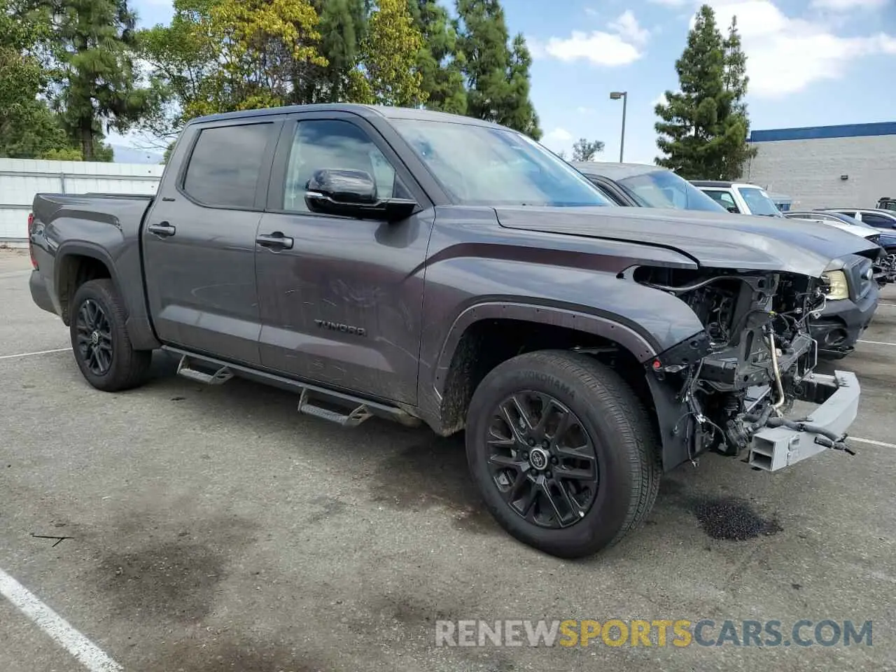4 Photograph of a damaged car 5TFWA5DB0RX193643 TOYOTA TUNDRA 2024