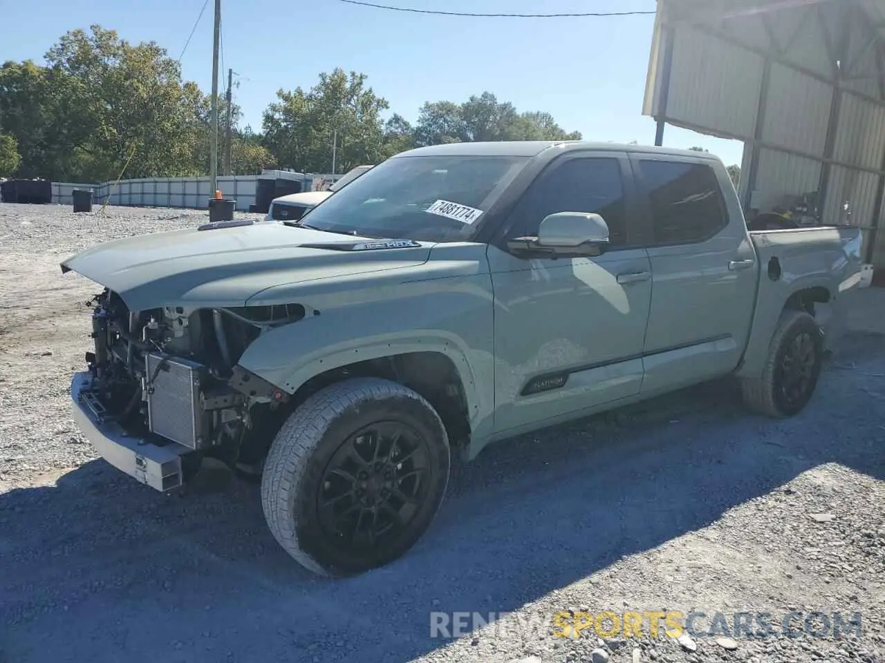 1 Photograph of a damaged car 5TFWC5DB2RX075989 TOYOTA TUNDRA 2024
