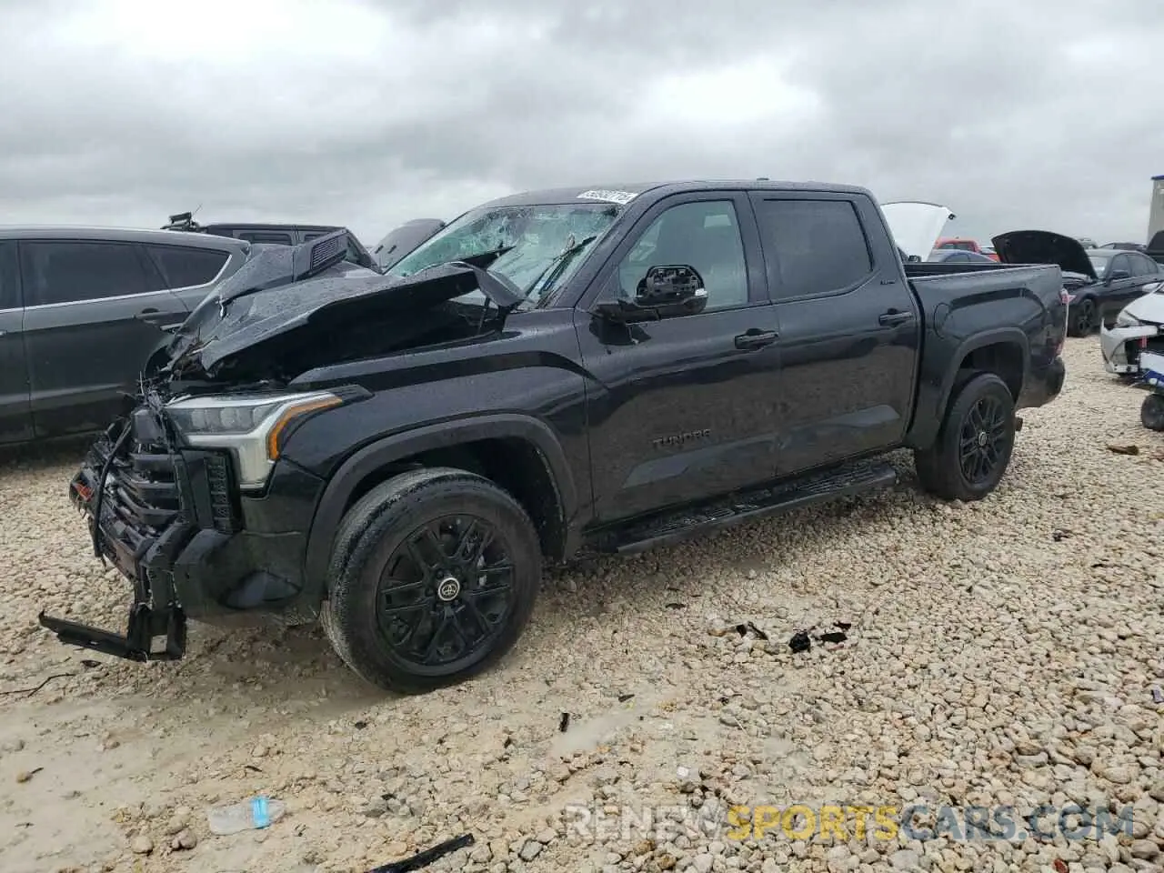 1 Photograph of a damaged car 5TFWC5DB7RX045130 TOYOTA TUNDRA 2024
