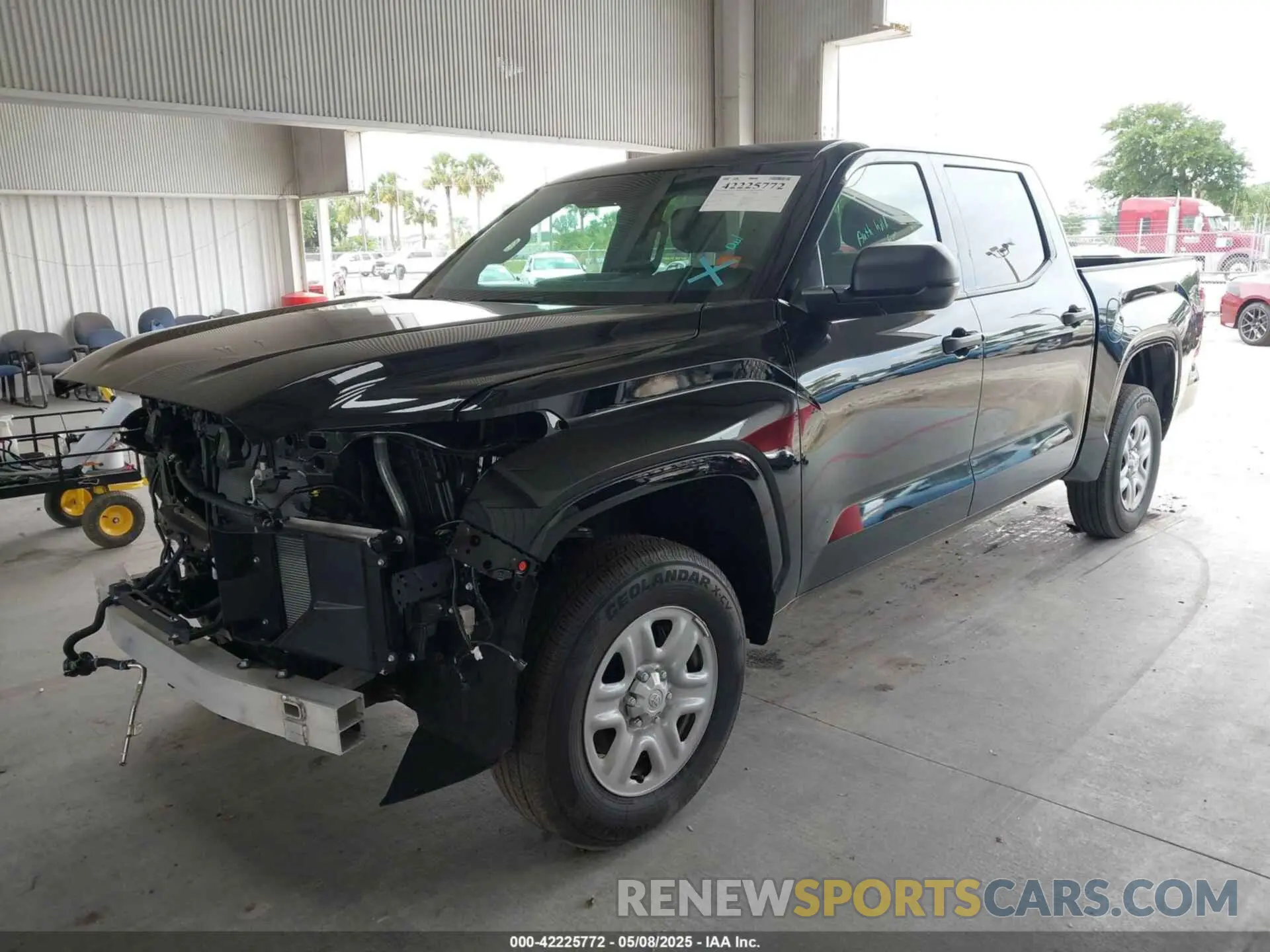 2 Photograph of a damaged car 5TFKB5DB9SX282404 TOYOTA TUNDRA 2025