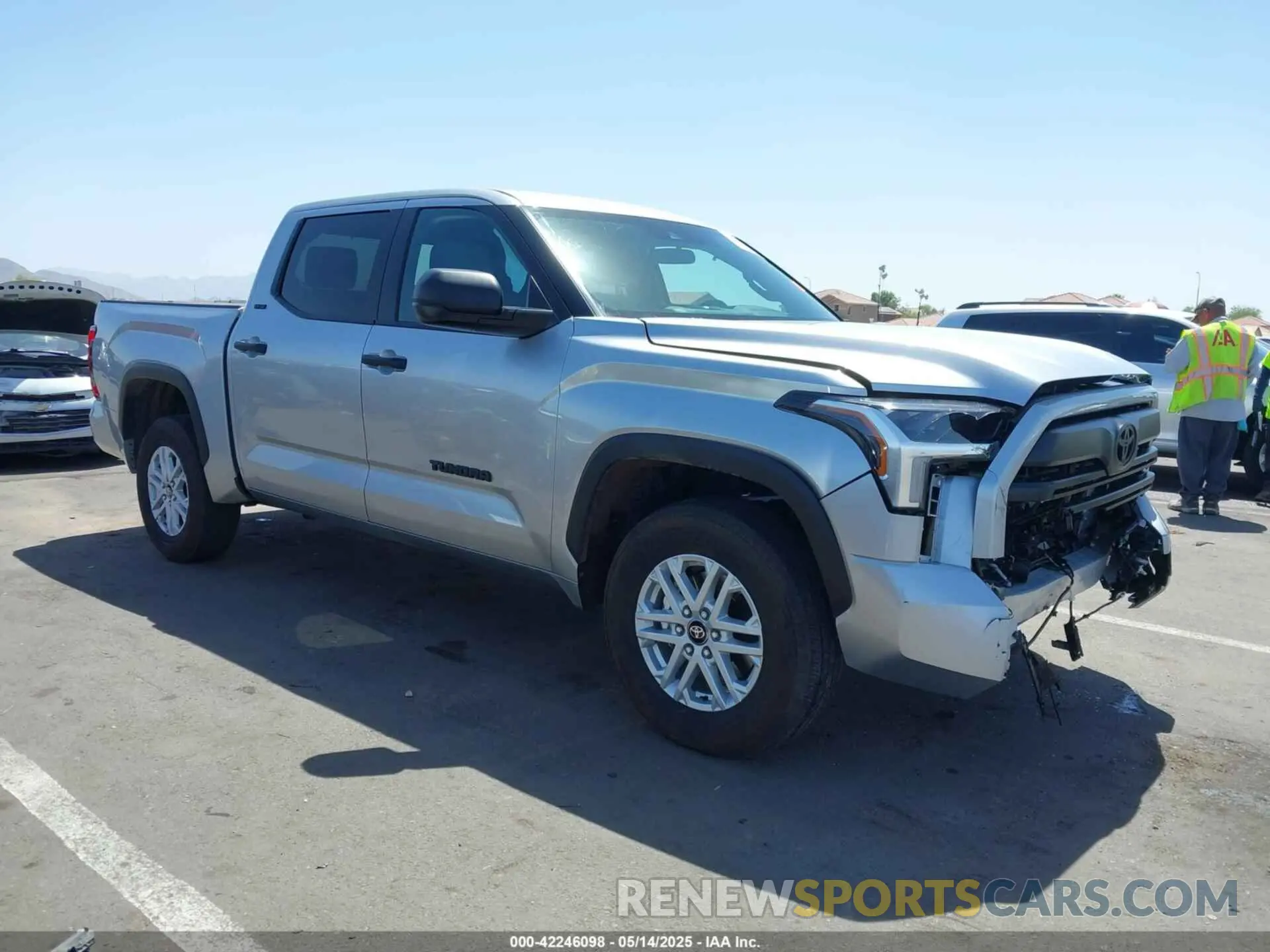 1 Photograph of a damaged car 5TFLA5DB5SX297358 TOYOTA TUNDRA 2025
