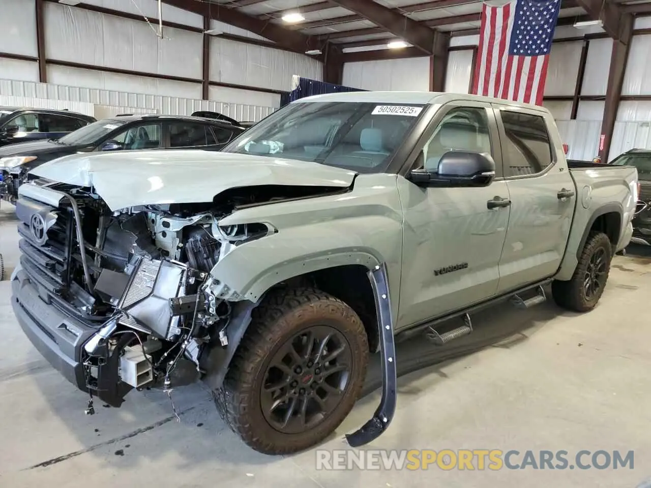 1 Photograph of a damaged car 5TFLA5DBXSX240279 TOYOTA TUNDRA 2025