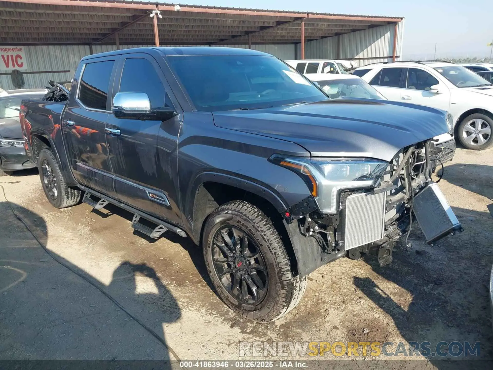 1 Photograph of a damaged car 5TFMA5DB5SX243191 TOYOTA TUNDRA 2025