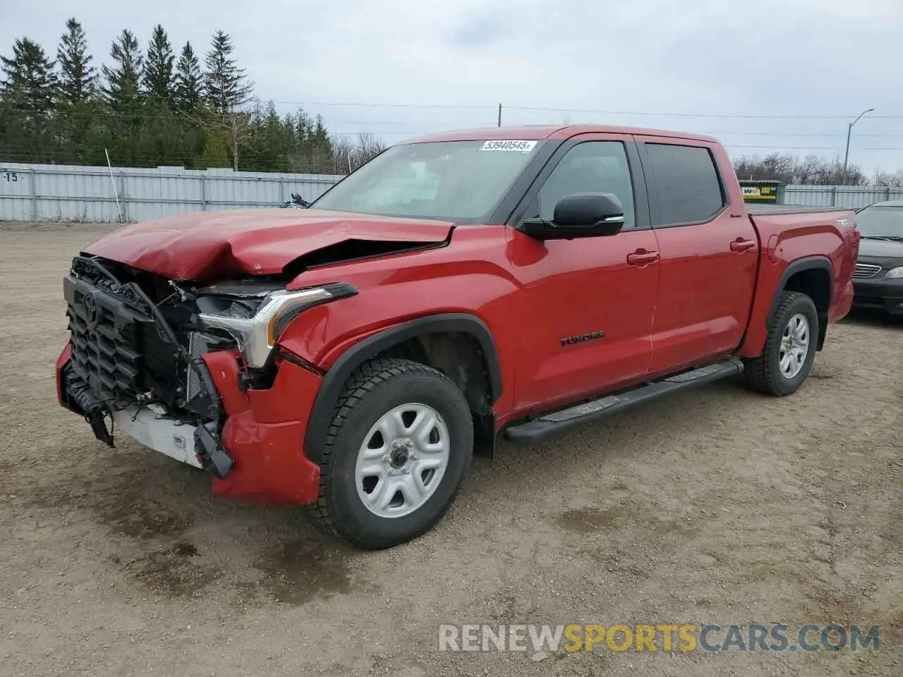 1 Photograph of a damaged car 5TFWA5DB3SX255025 TOYOTA TUNDRA 2025