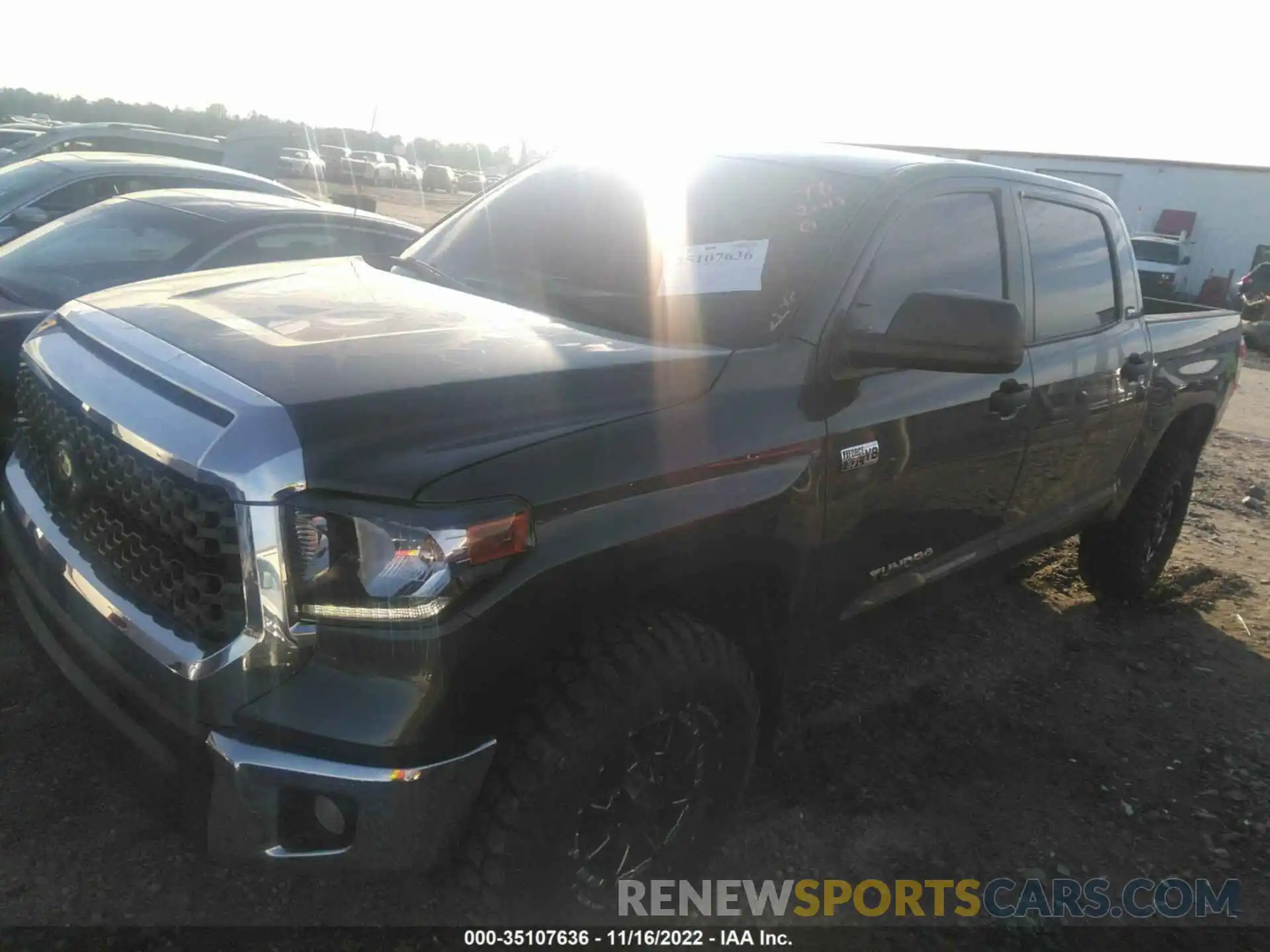 2 Photograph of a damaged car 5TFEY5F12KX254704 TOYOTA TUNDRA 2WD 2019