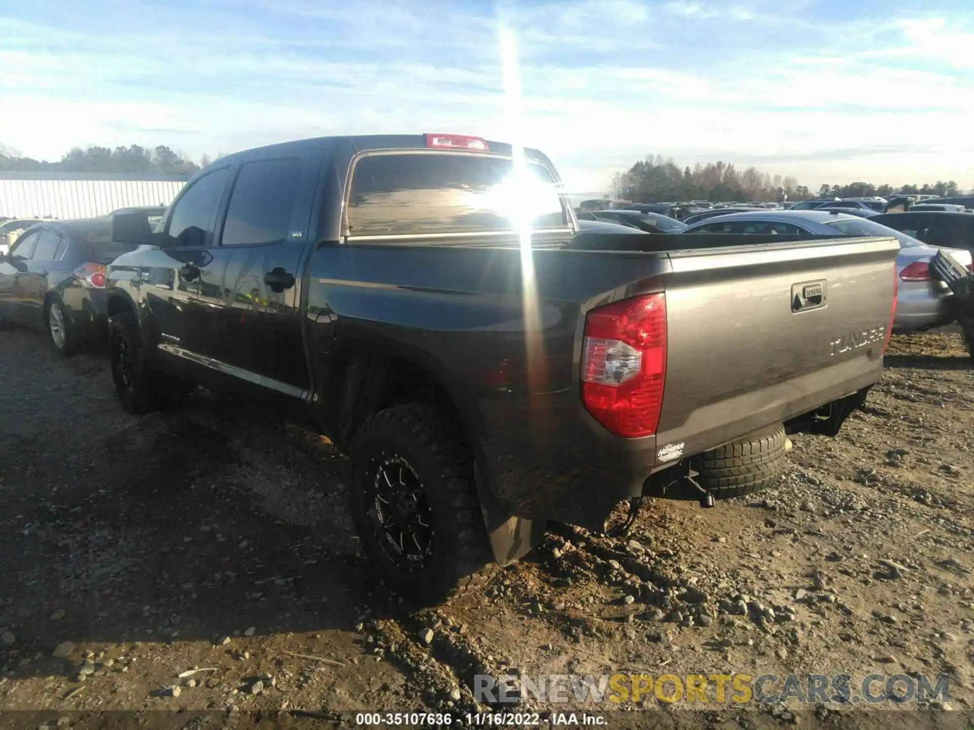 3 Photograph of a damaged car 5TFEY5F12KX254704 TOYOTA TUNDRA 2WD 2019