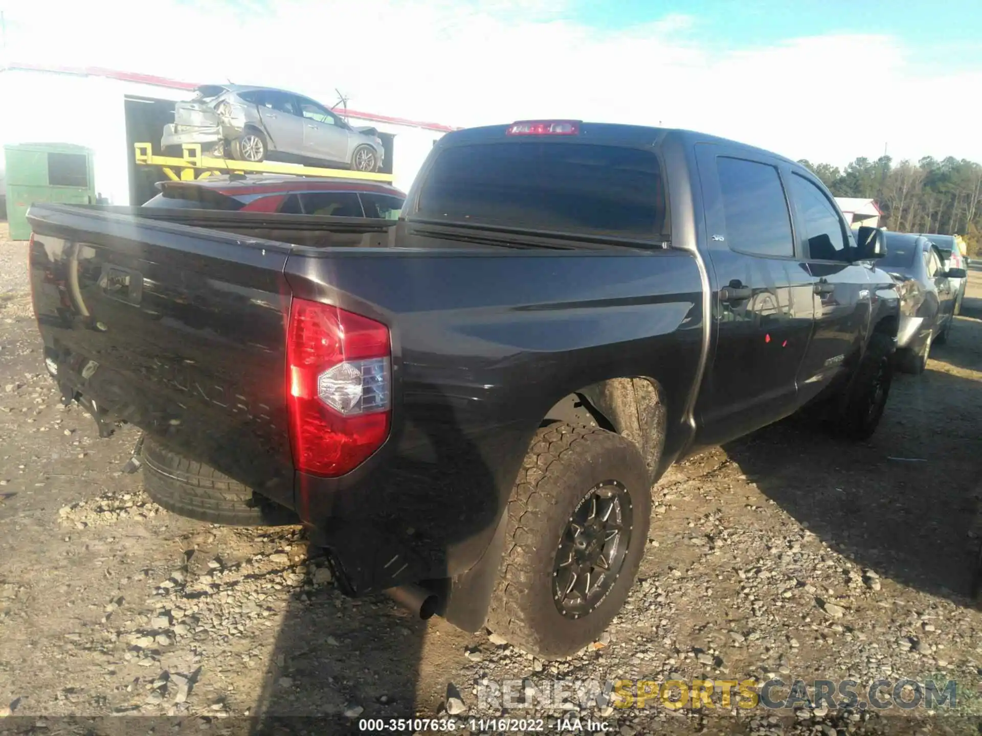 4 Photograph of a damaged car 5TFEY5F12KX254704 TOYOTA TUNDRA 2WD 2019