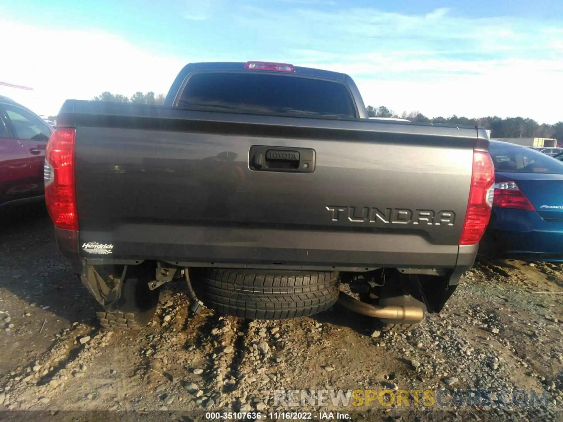 6 Photograph of a damaged car 5TFEY5F12KX254704 TOYOTA TUNDRA 2WD 2019