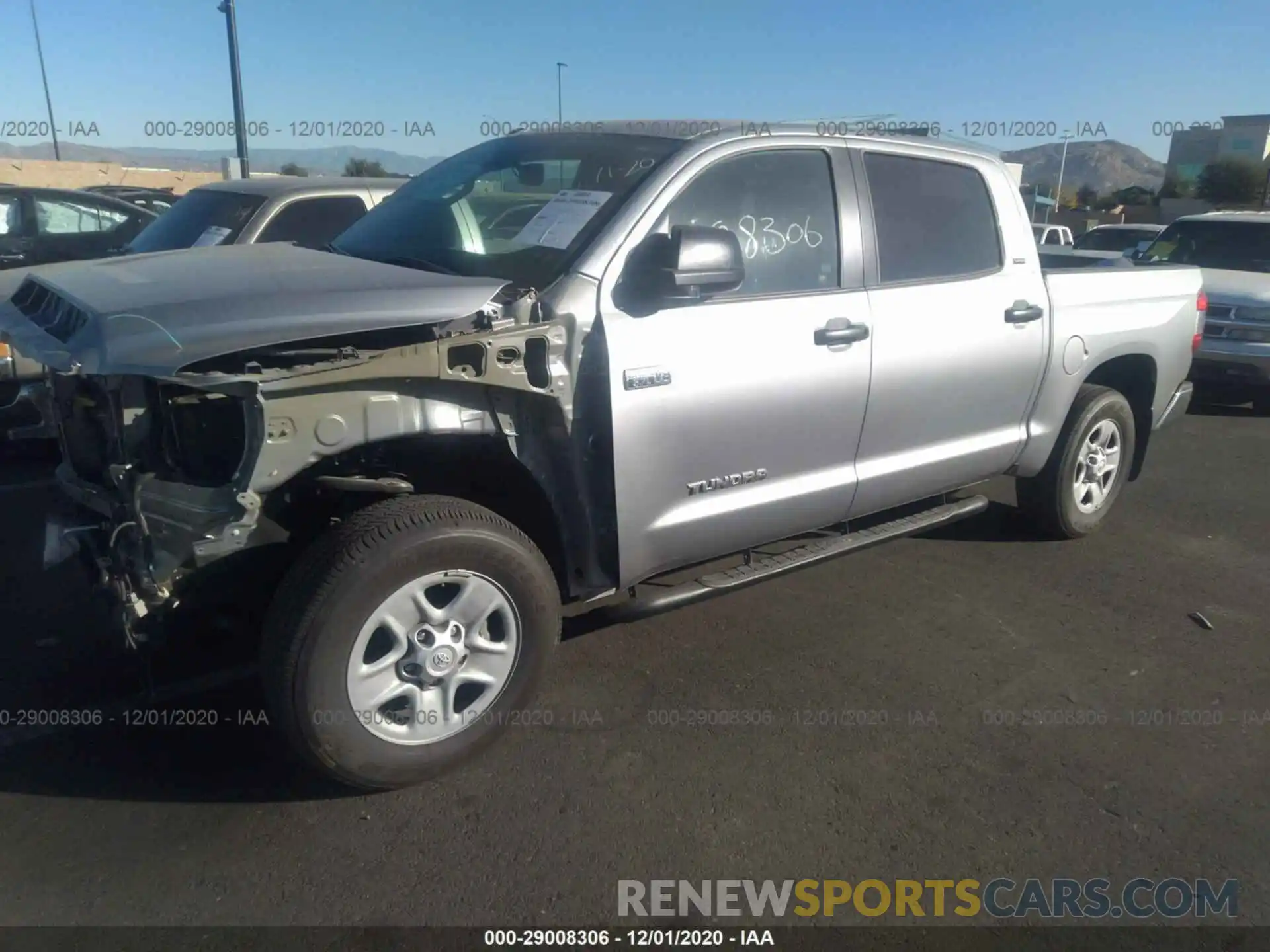 2 Photograph of a damaged car 5TFEY5F15KX249027 TOYOTA TUNDRA 2WD 2019