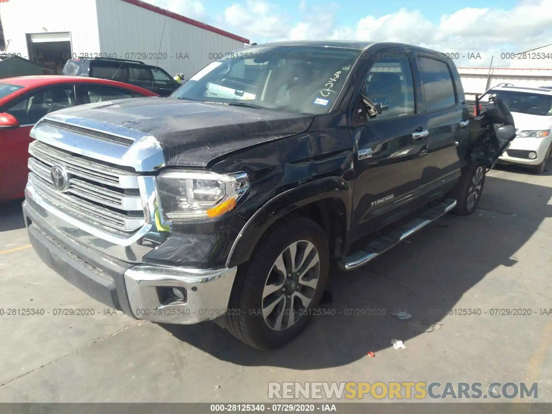 2 Photograph of a damaged car 5TFFY5F10KX251465 TOYOTA TUNDRA 2WD 2019