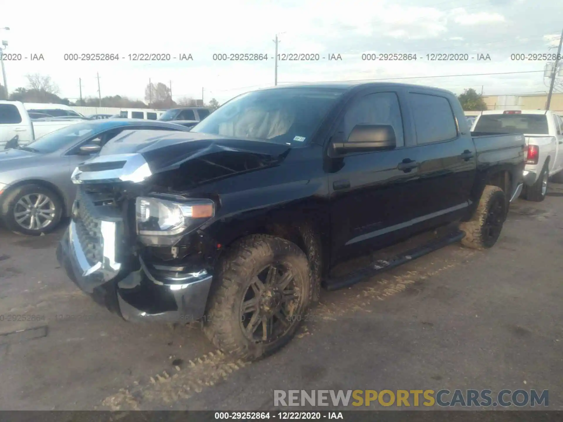 2 Photograph of a damaged car 5TFEY5F14LX270601 TOYOTA TUNDRA 2WD 2020