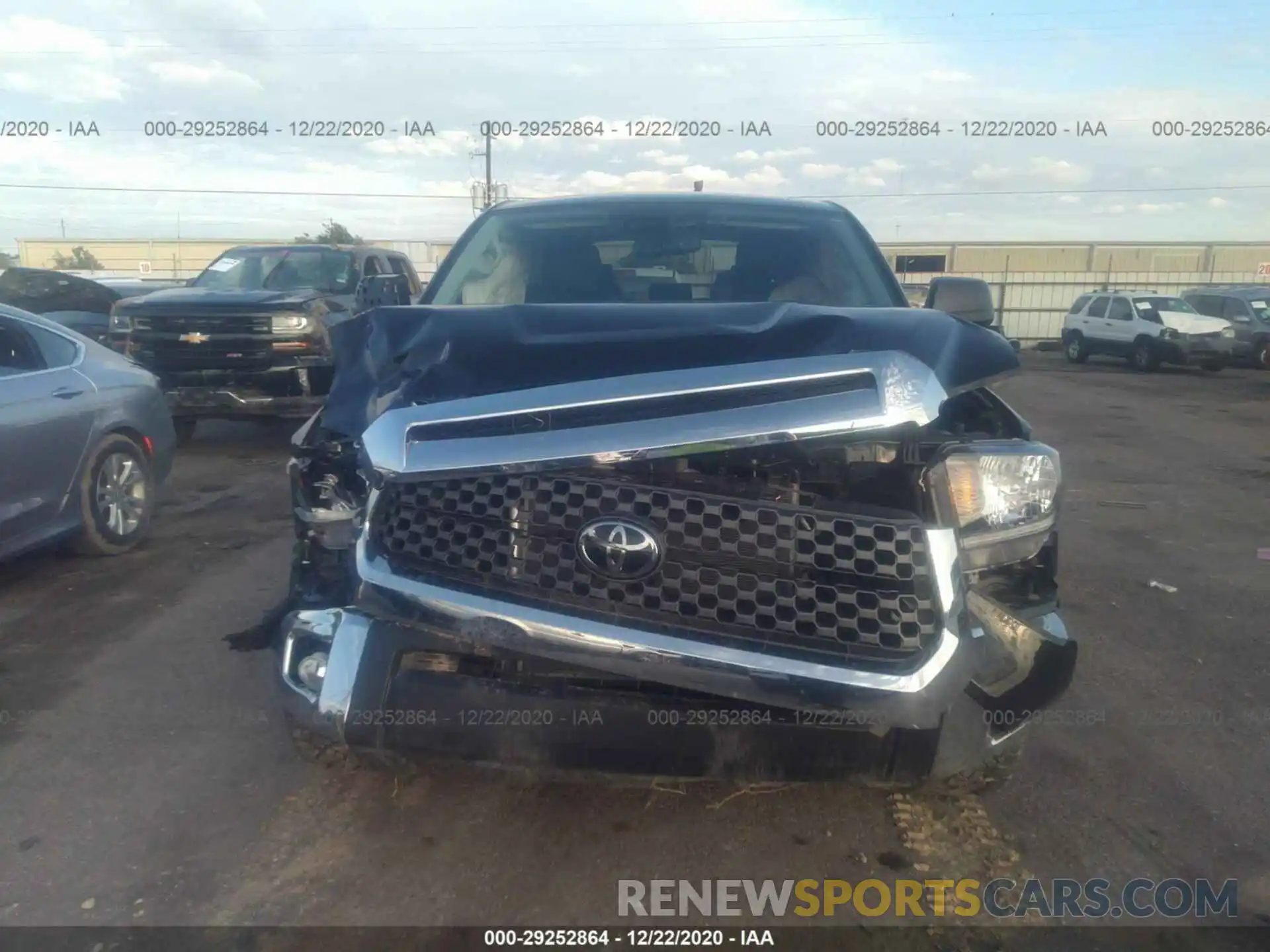 6 Photograph of a damaged car 5TFEY5F14LX270601 TOYOTA TUNDRA 2WD 2020