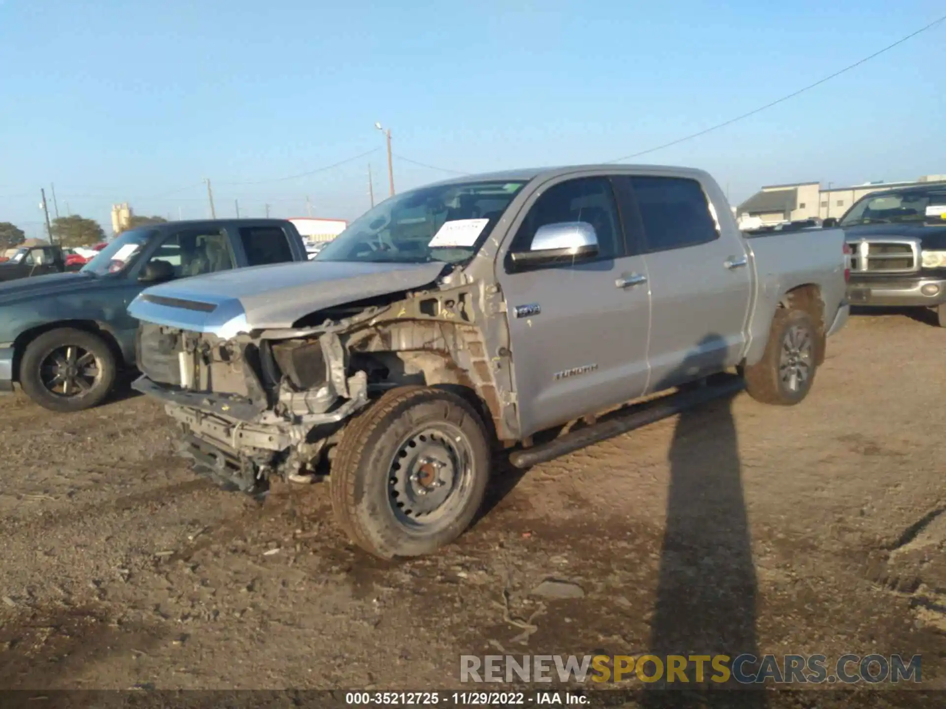 2 Photograph of a damaged car 5TFFY5F1XLX256836 TOYOTA TUNDRA 2WD 2020