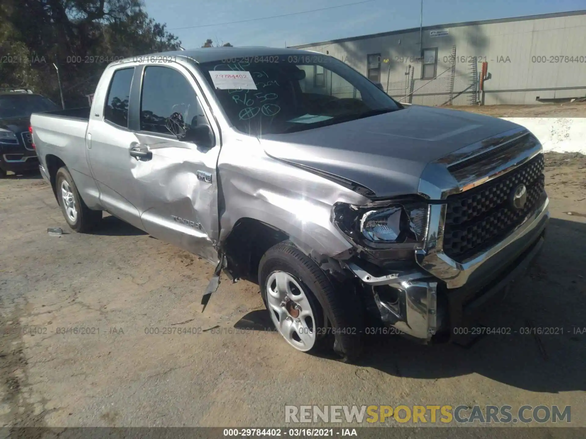 1 Photograph of a damaged car 5TFRY5F15LX259236 TOYOTA TUNDRA 2WD 2020