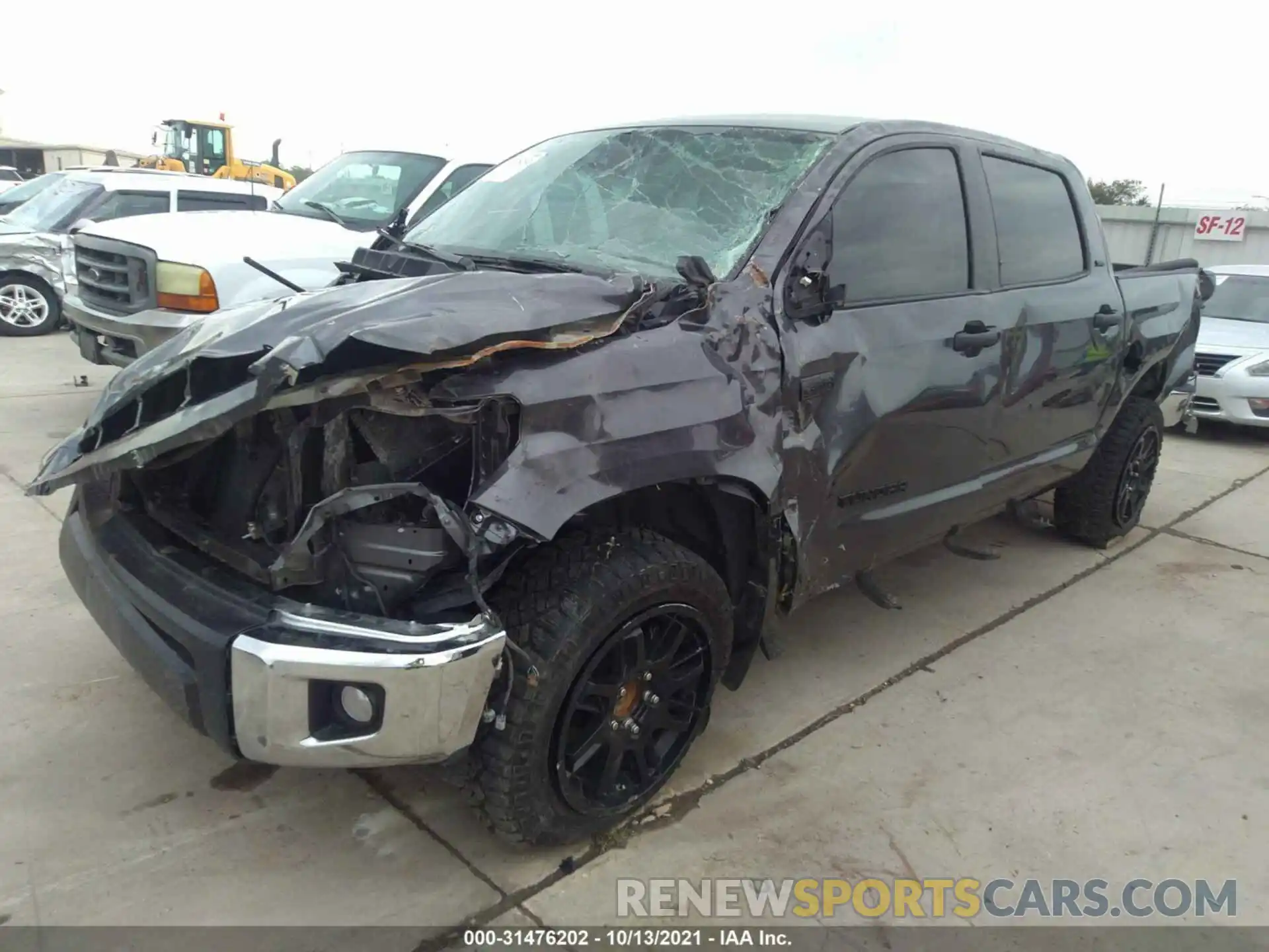 2 Photograph of a damaged car 5TFEY5F10MX273402 TOYOTA TUNDRA 2WD 2021