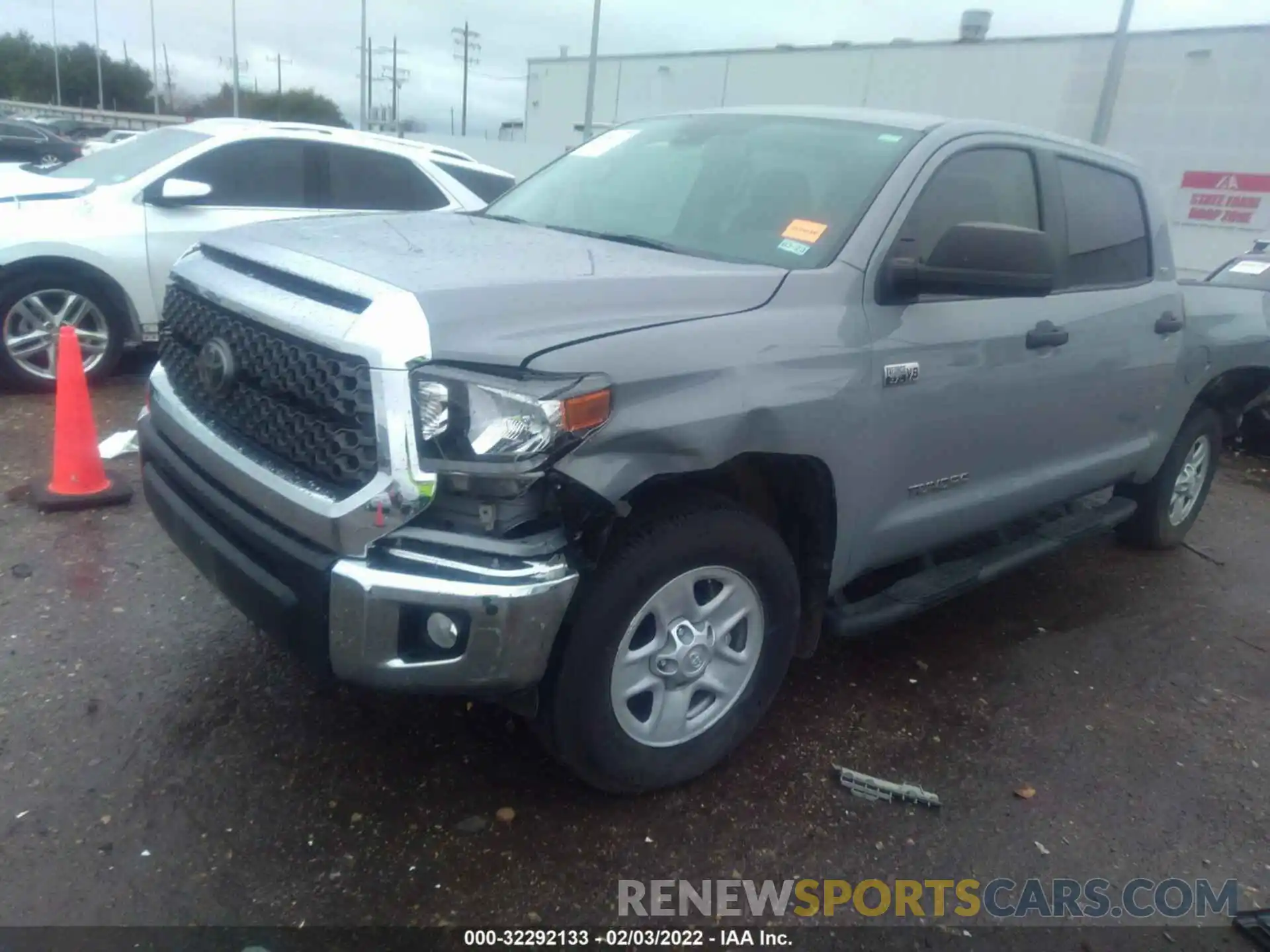 6 Photograph of a damaged car 5TFEY5F13MX281106 TOYOTA TUNDRA 2WD 2021