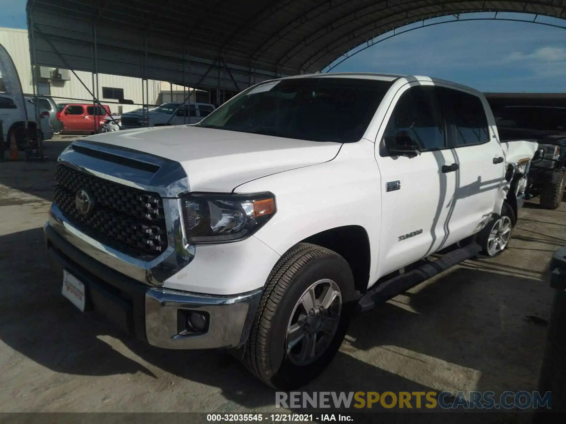 2 Photograph of a damaged car 5TFEY5F13MX296690 TOYOTA TUNDRA 2WD 2021