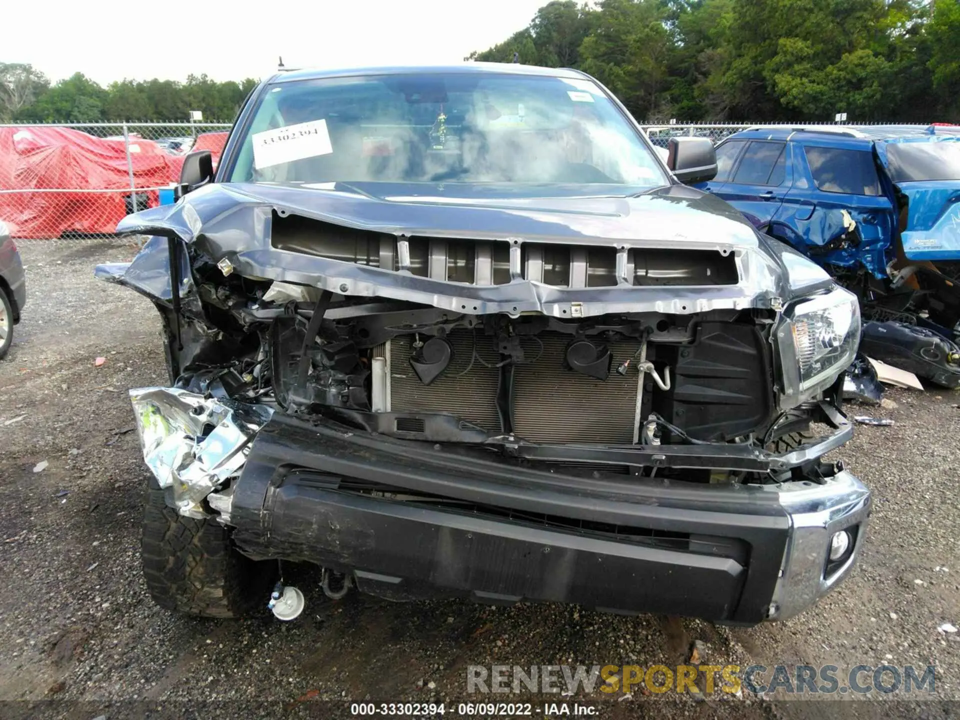 6 Photograph of a damaged car 5TFEY5F14MX279624 TOYOTA TUNDRA 2WD 2021