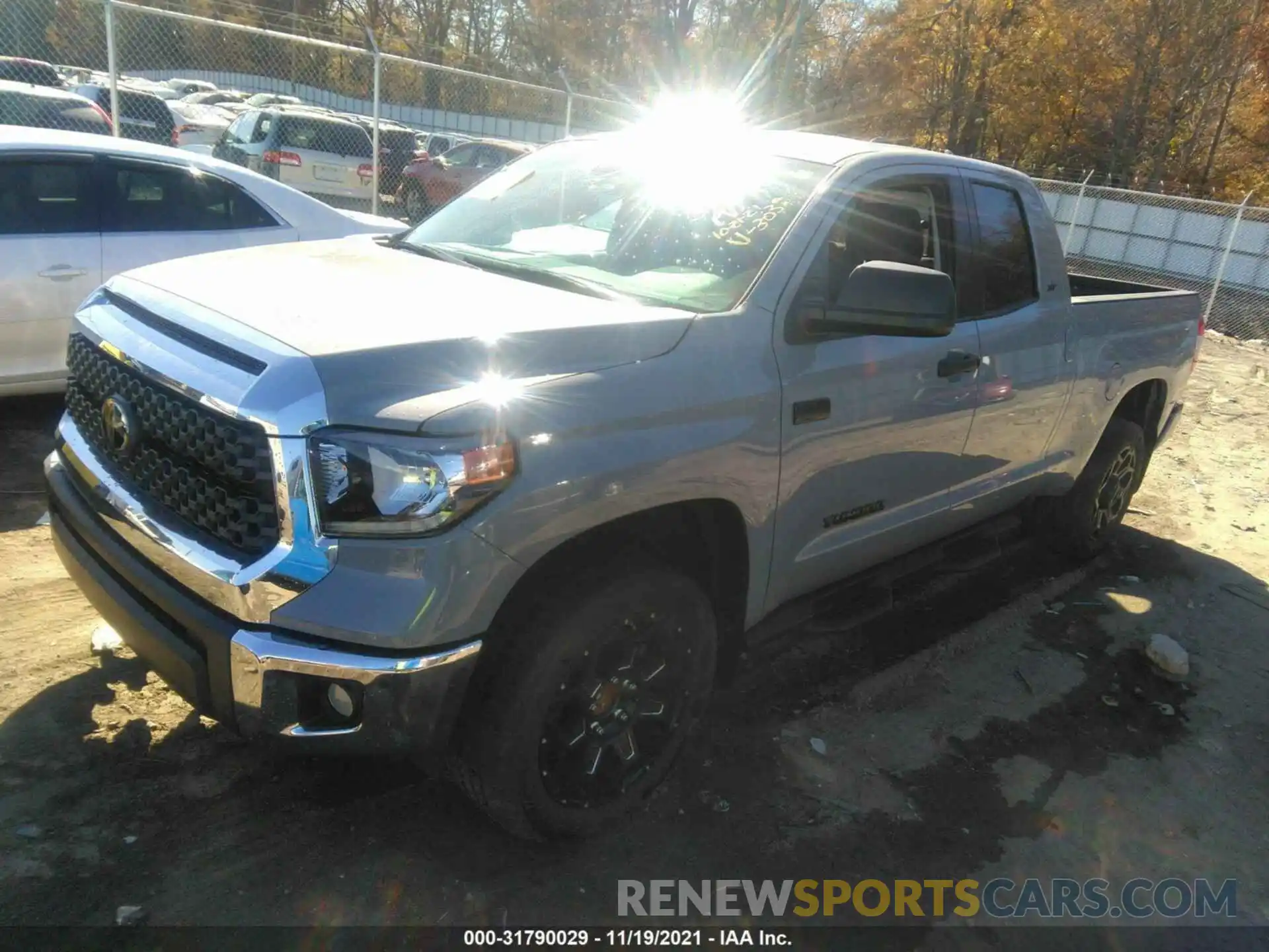 2 Photograph of a damaged car 5TFRY5F19MX293035 TOYOTA TUNDRA 2WD 2021