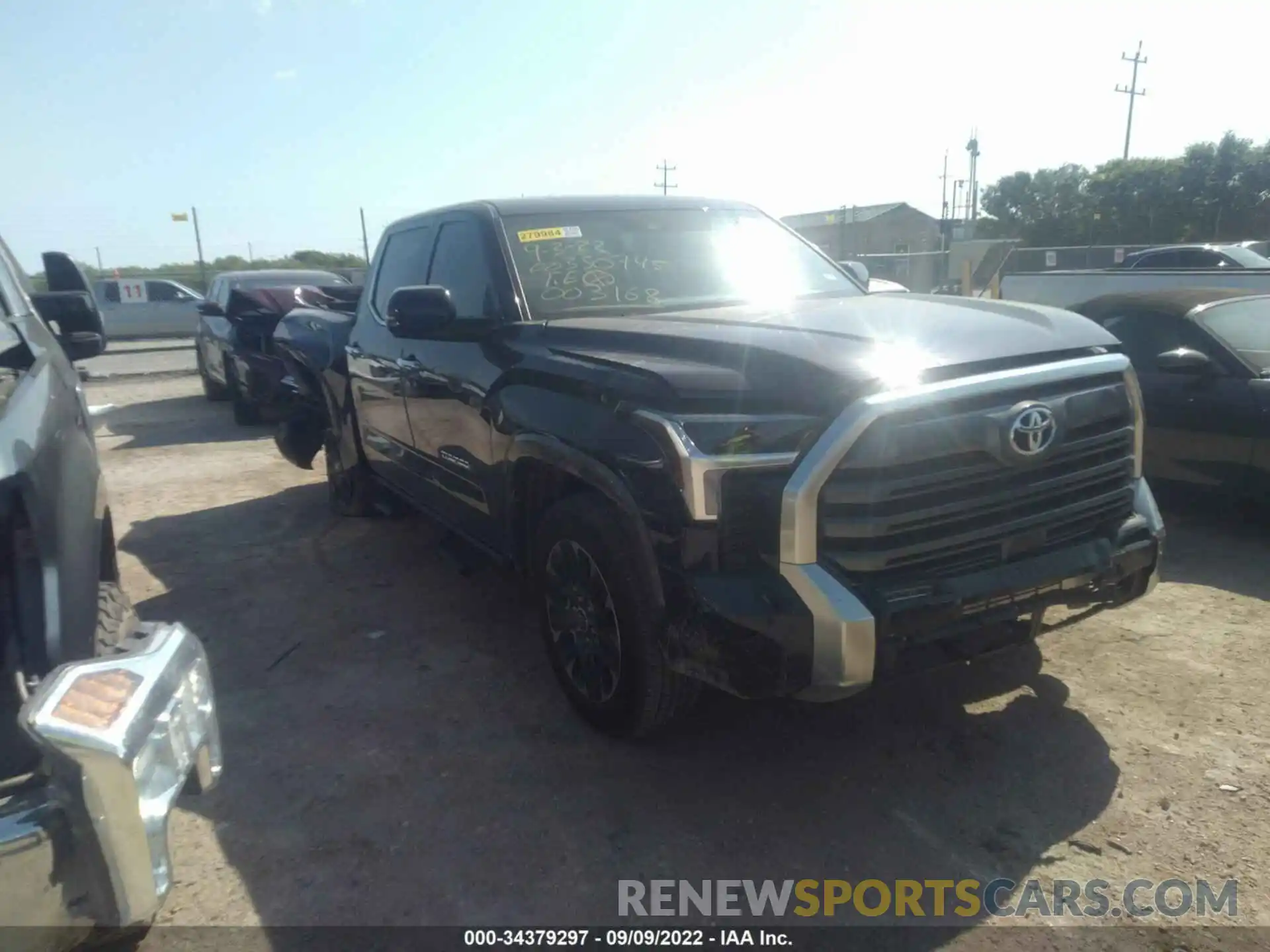 6 Photograph of a damaged car 5TFJA5AB0NX003168 TOYOTA TUNDRA 2WD 2022