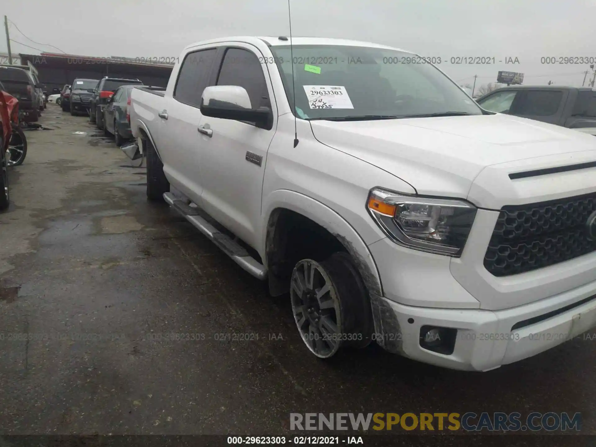 1 Photograph of a damaged car 5TFAY5F11KX785603 TOYOTA TUNDRA 4WD 2019