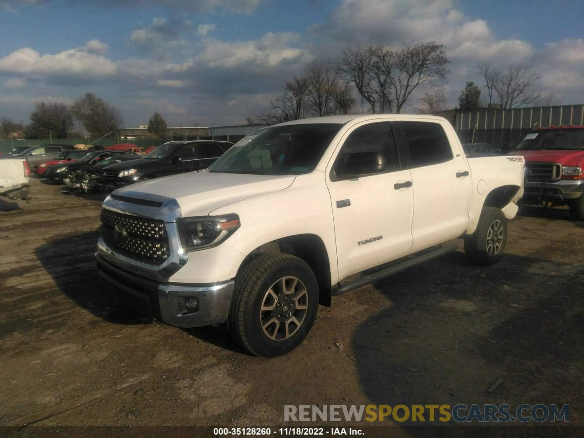 2 Photograph of a damaged car 5TFDY5F14KX803461 TOYOTA TUNDRA 4WD 2019