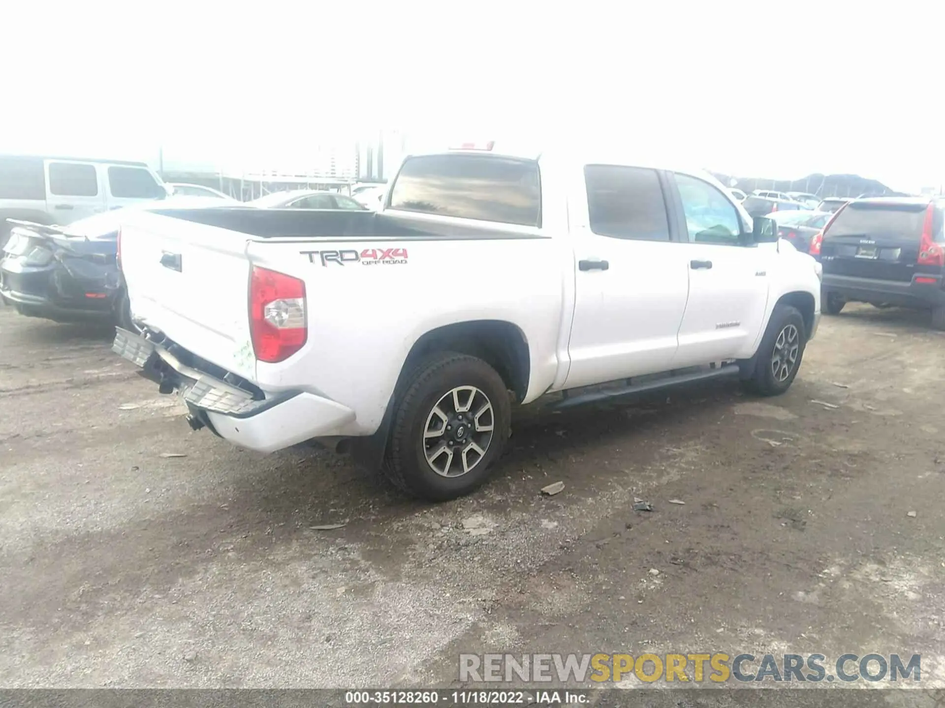 4 Photograph of a damaged car 5TFDY5F14KX803461 TOYOTA TUNDRA 4WD 2019
