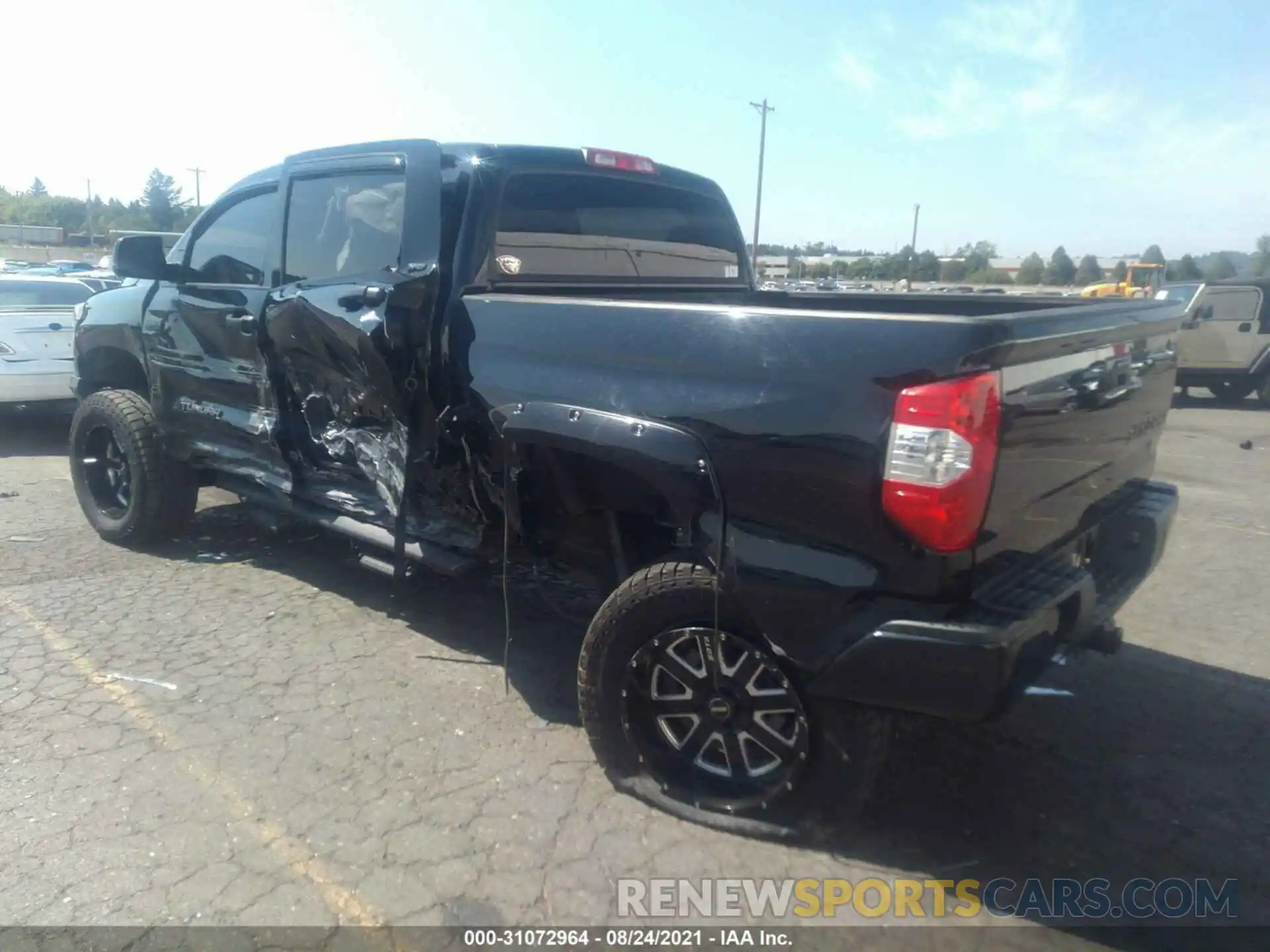 3 Photograph of a damaged car 5TFDY5F17KX828595 TOYOTA TUNDRA 4WD 2019