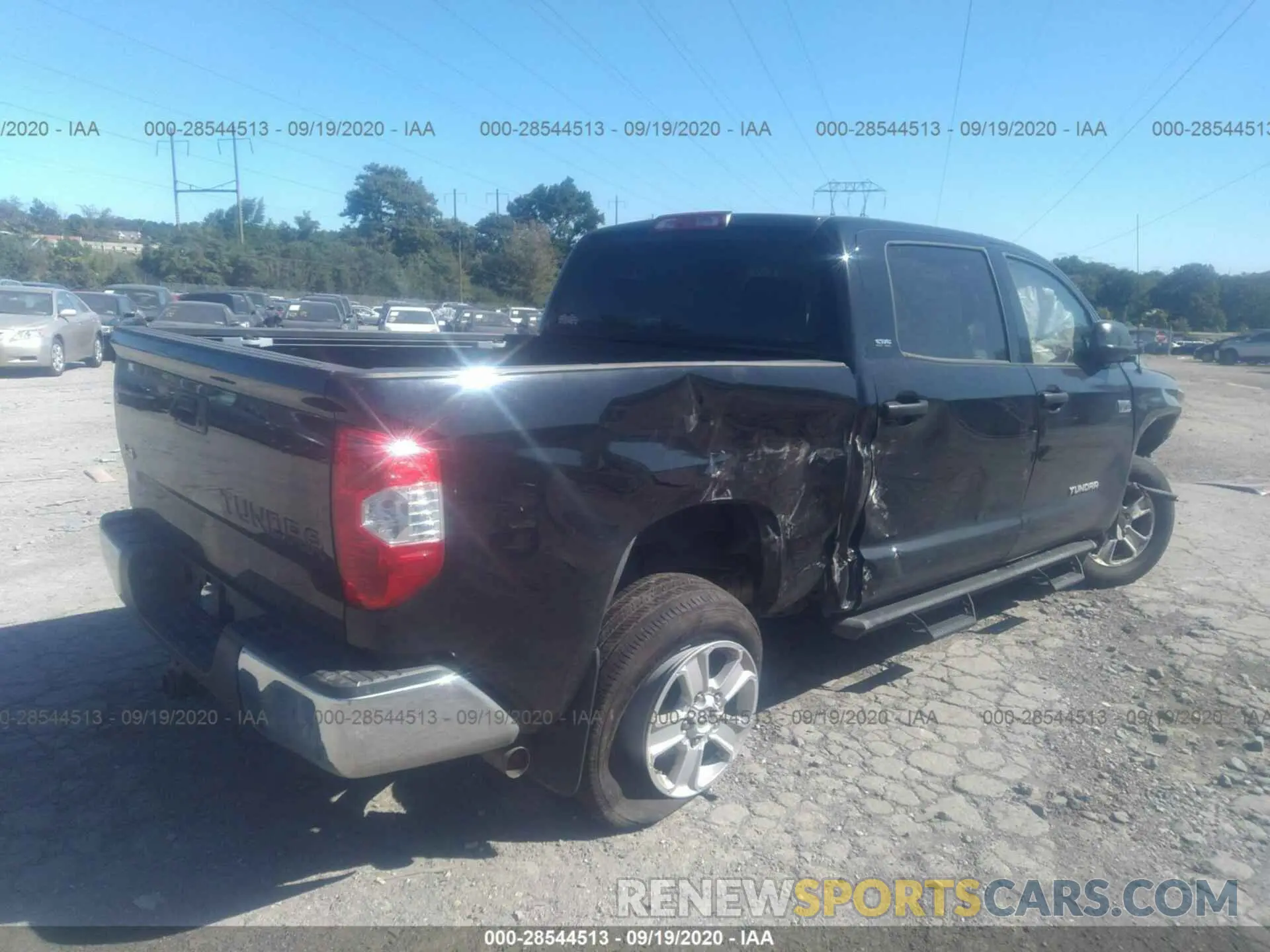 4 Photograph of a damaged car 5TFDY5F1XKX868086 TOYOTA TUNDRA 4WD 2019