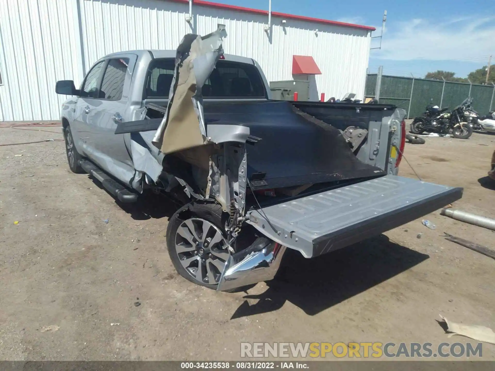 3 Photograph of a damaged car 5TFHY5F11KX782411 TOYOTA TUNDRA 4WD 2019