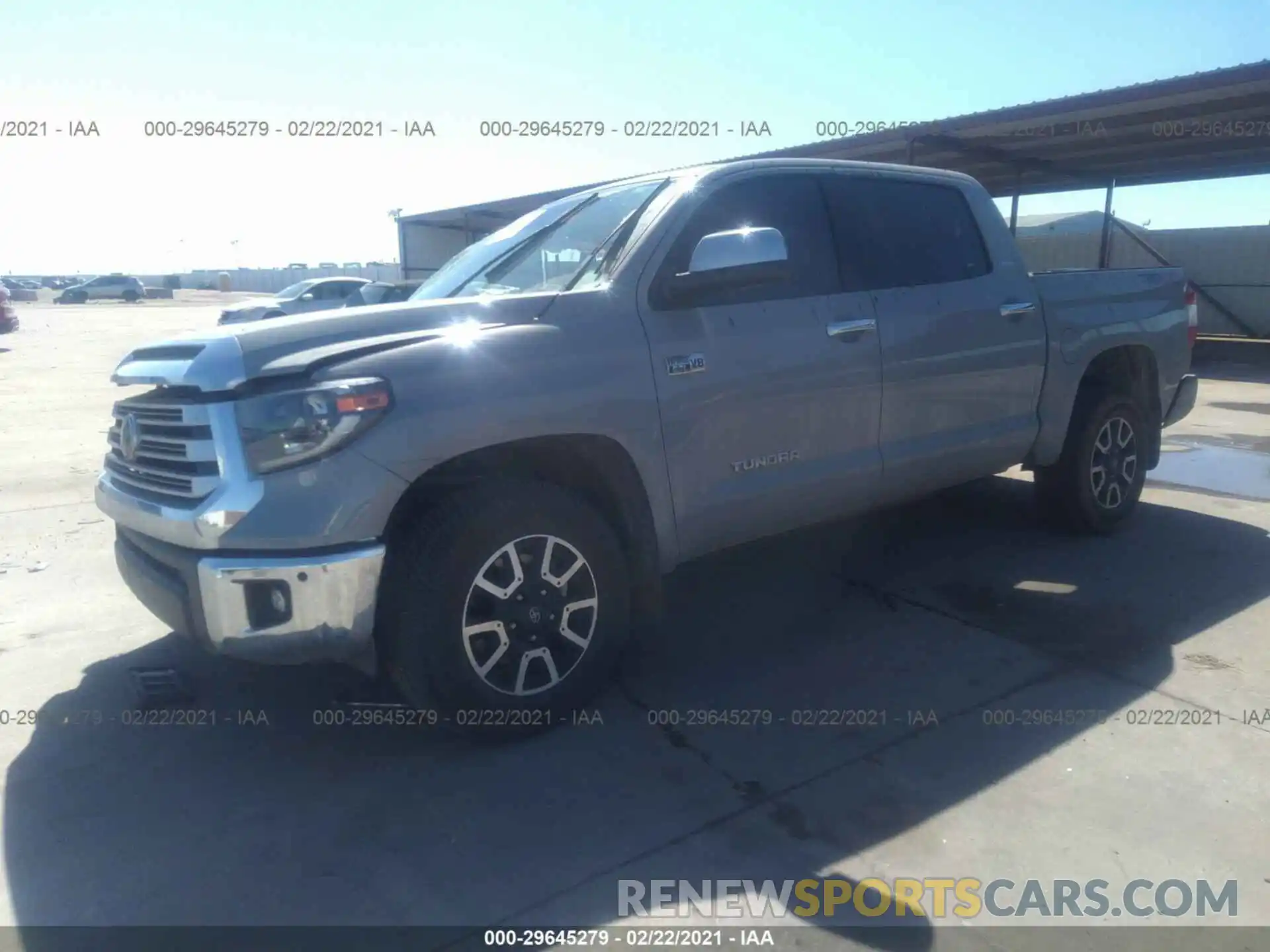 2 Photograph of a damaged car 5TFHY5F1XKX862967 TOYOTA TUNDRA 4WD 2019