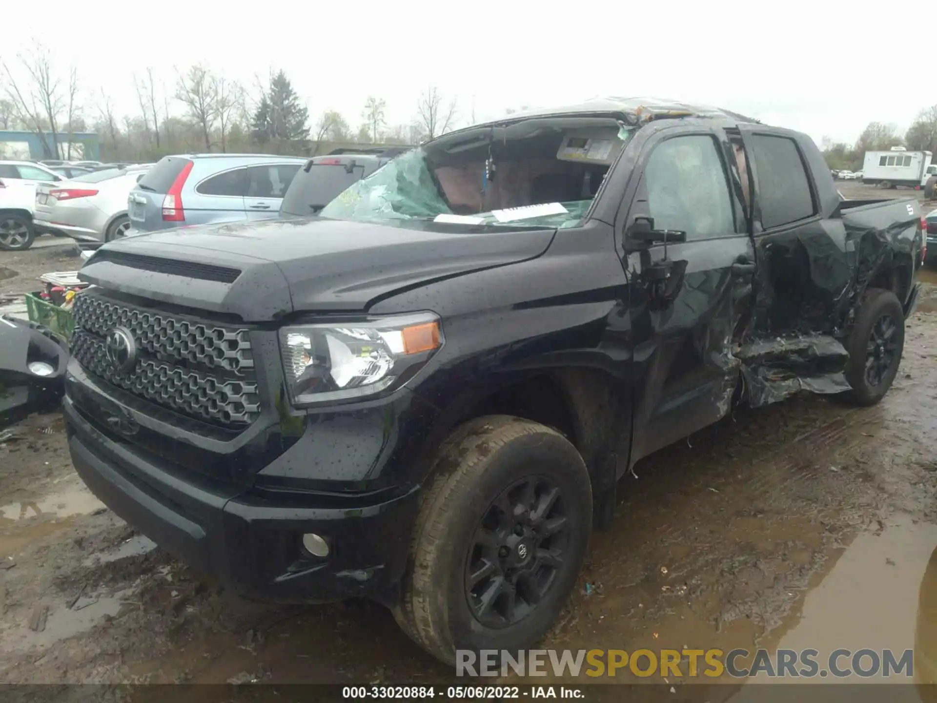 2 Photograph of a damaged car 5TFUY5F14LX924752 TOYOTA TUNDRA 4WD 2020