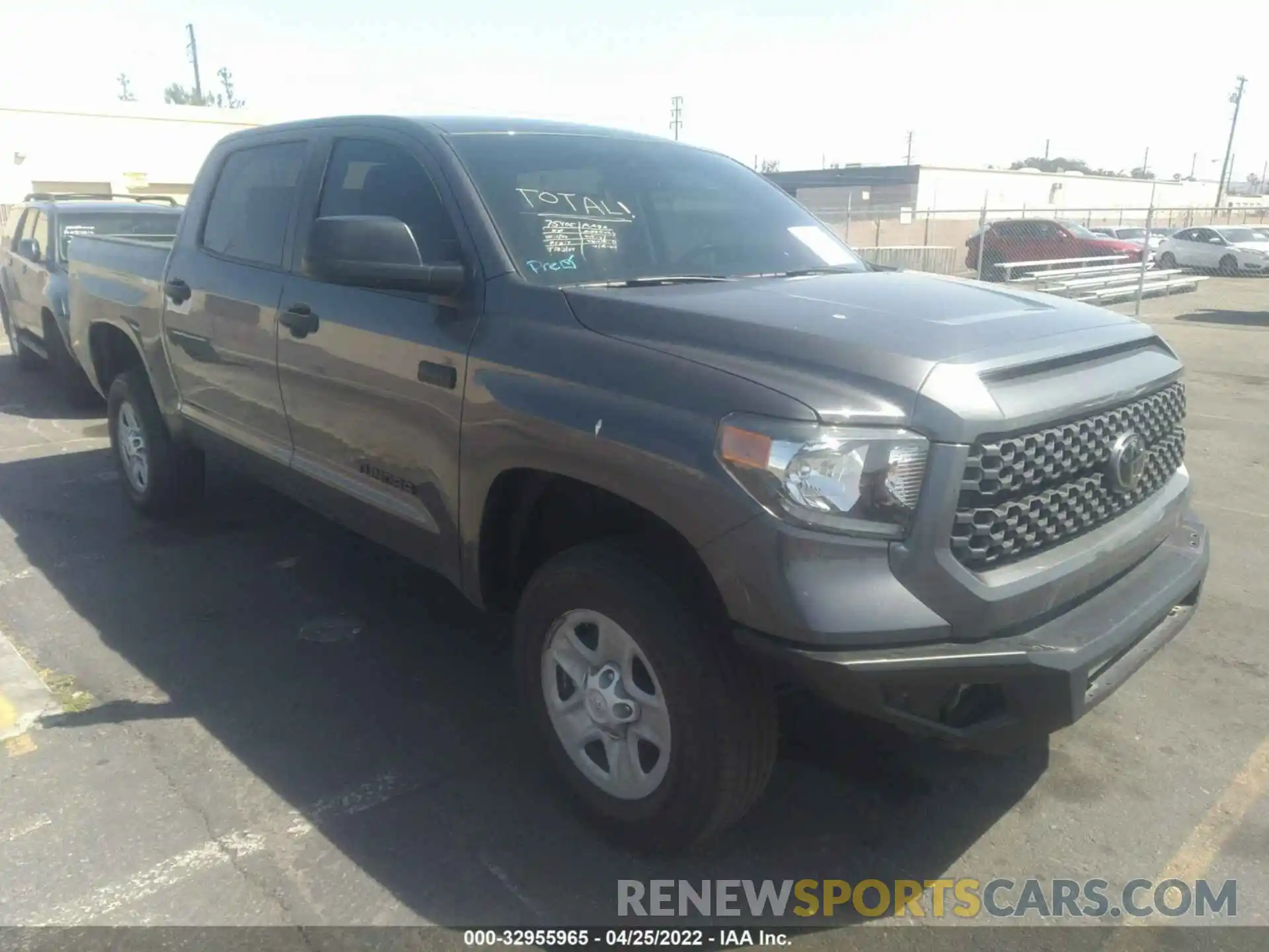 1 Photograph of a damaged car 5TFDY5F14MX001155 TOYOTA TUNDRA 4WD 2021