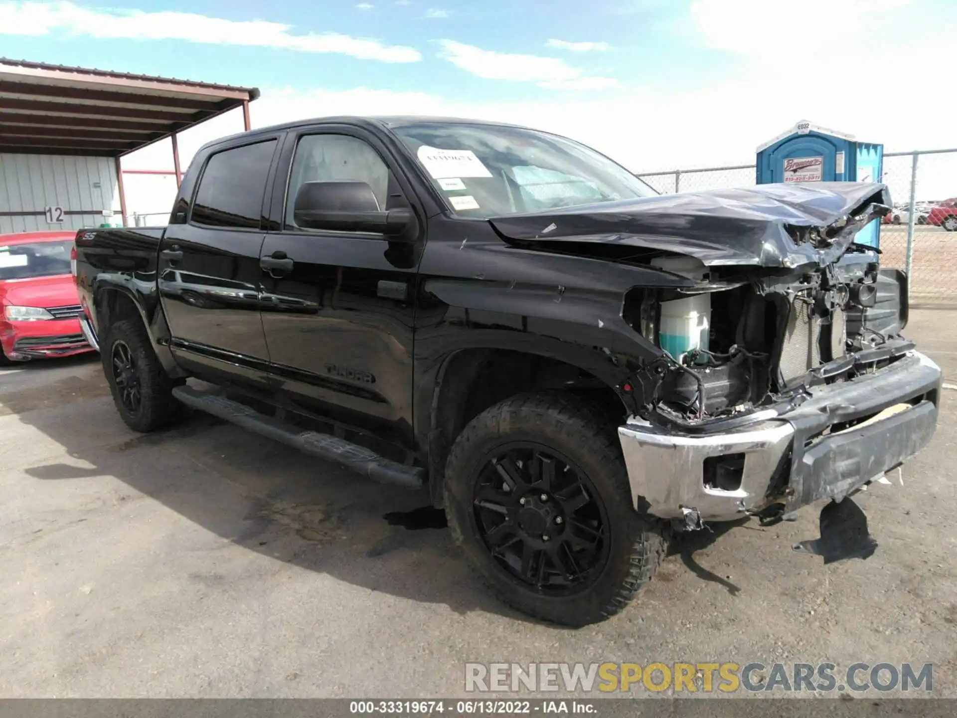 1 Photograph of a damaged car 5TFDY5F14MX008784 TOYOTA TUNDRA 4WD 2021