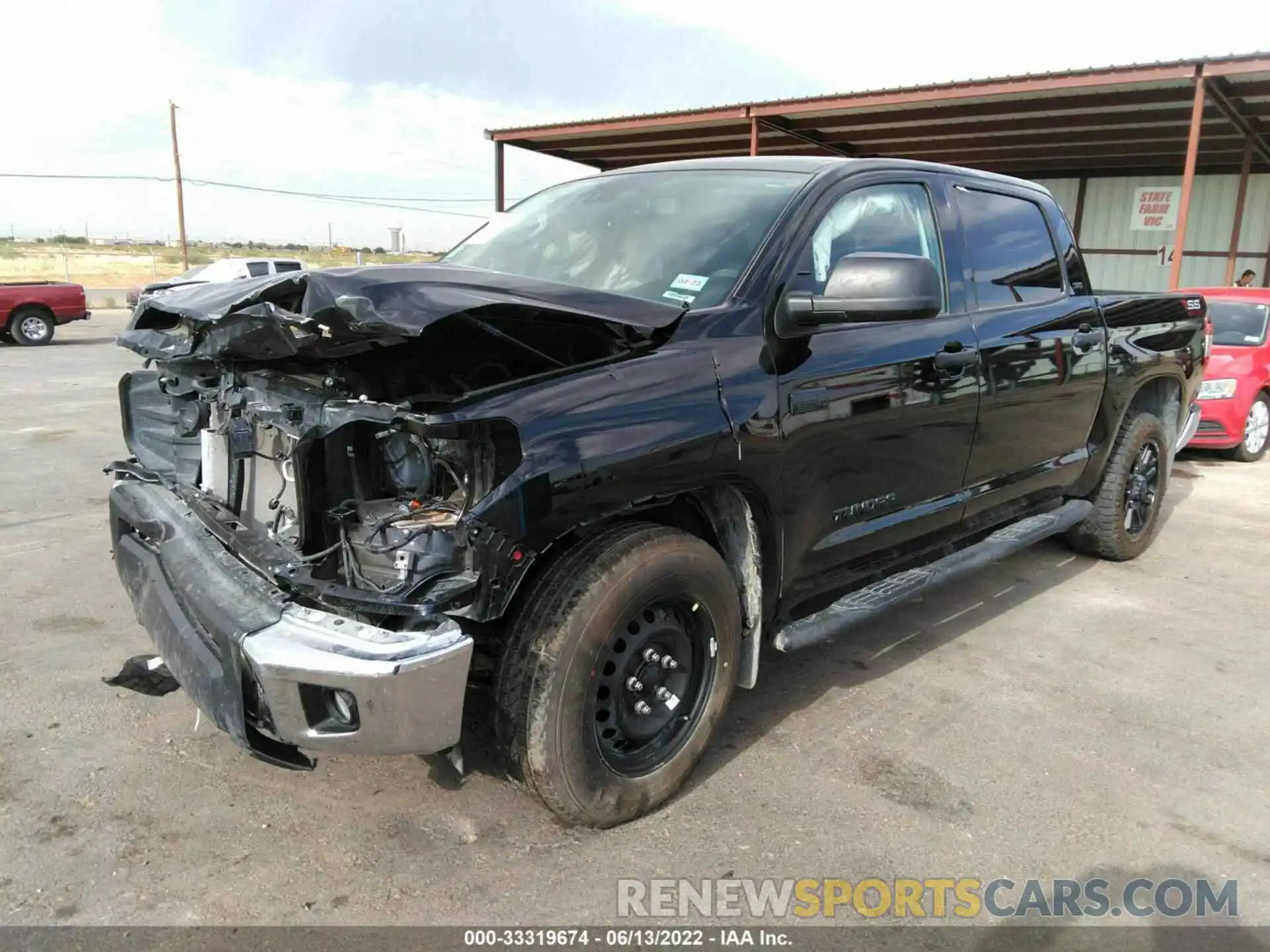 2 Photograph of a damaged car 5TFDY5F14MX008784 TOYOTA TUNDRA 4WD 2021