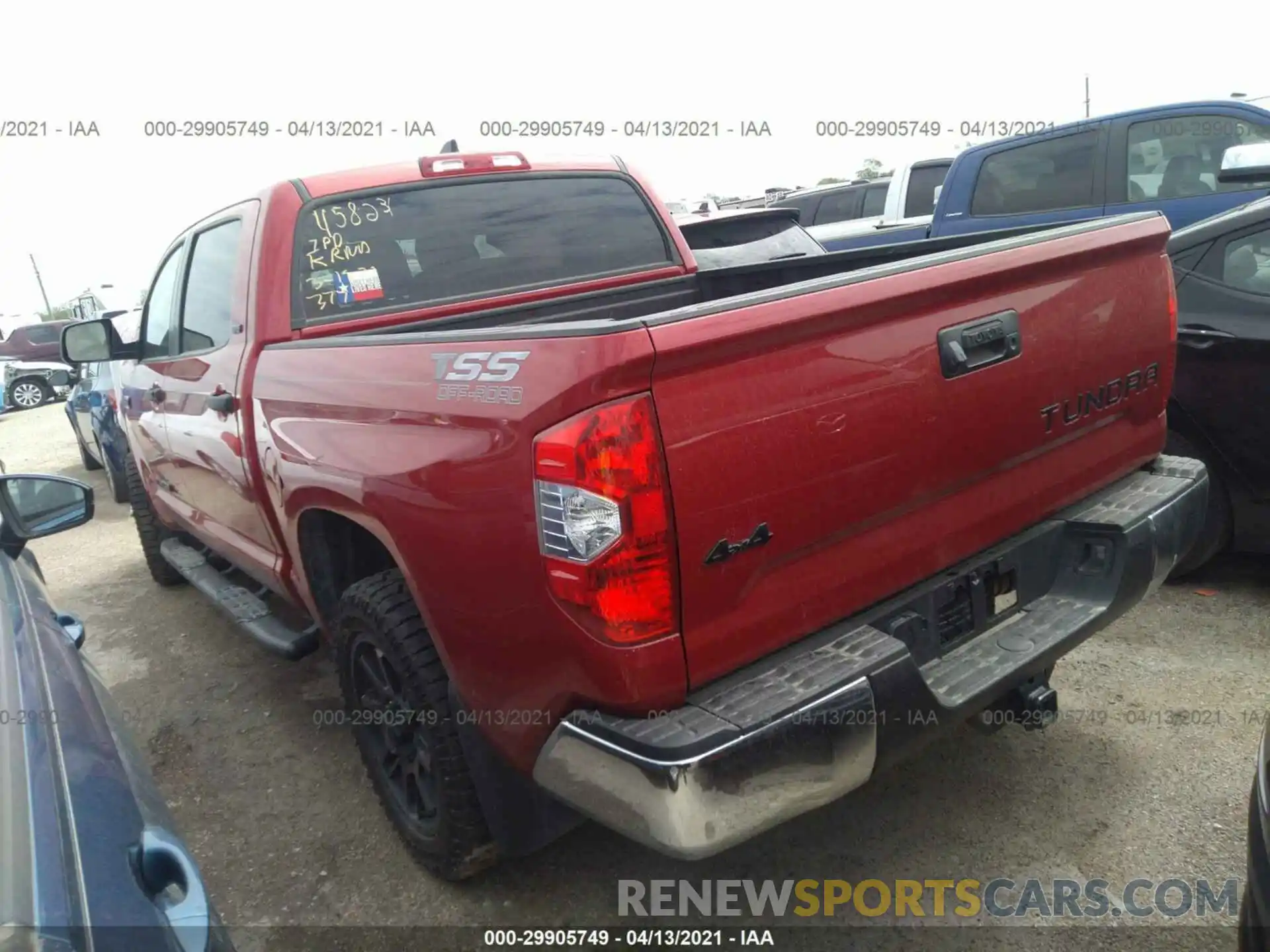 3 Photograph of a damaged car 5TFDY5F16MX966552 TOYOTA TUNDRA 4WD 2021