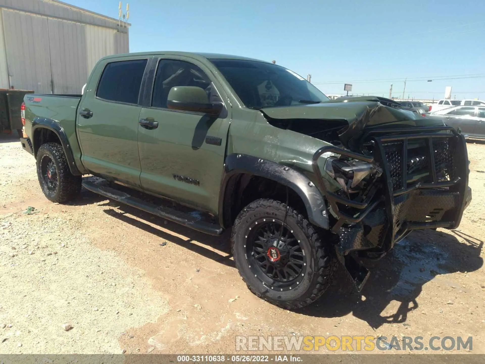 1 Photograph of a damaged car 5TFDY5F18MX964723 TOYOTA TUNDRA 4WD 2021