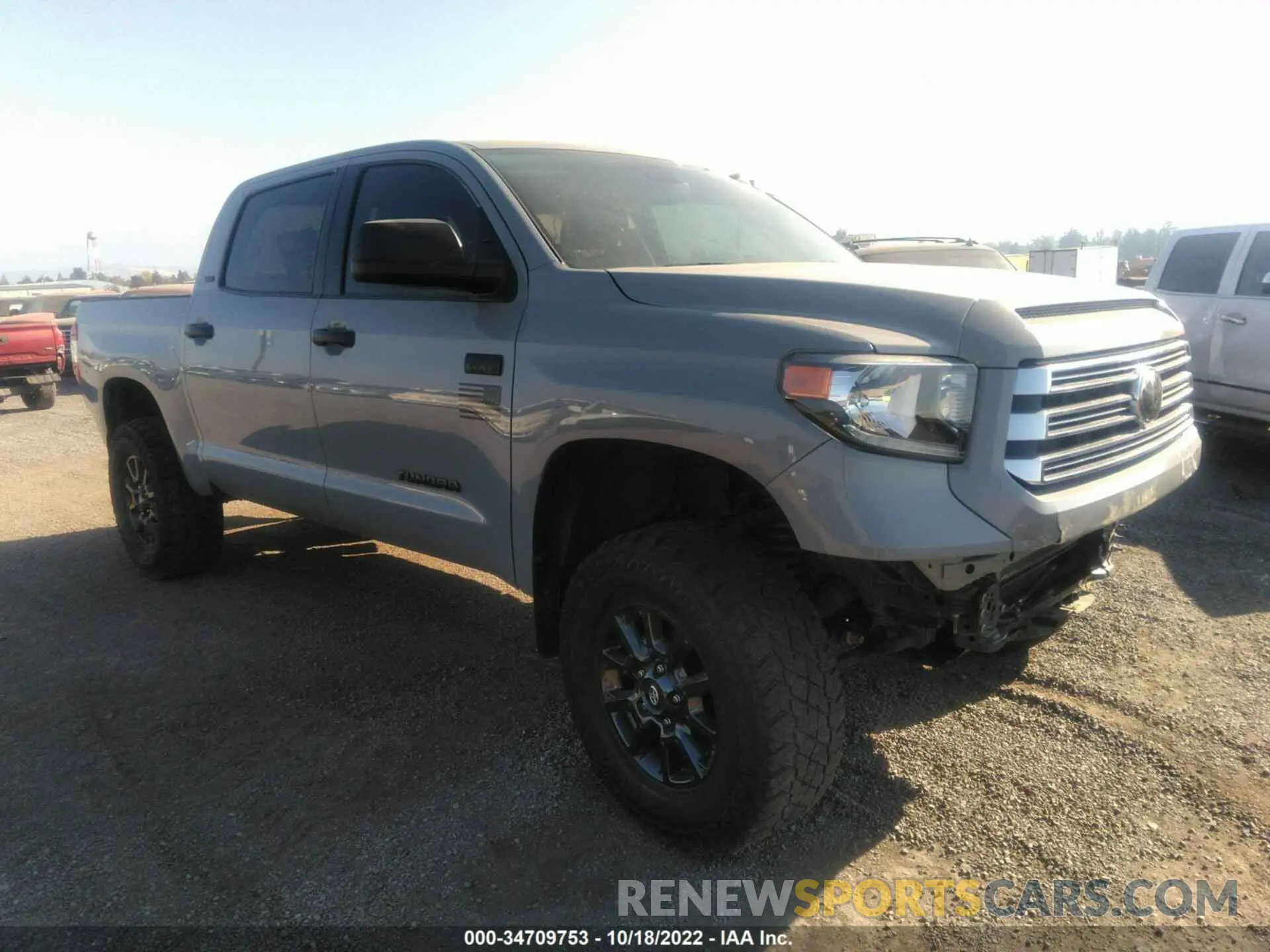 1 Photograph of a damaged car 5TFDY5F18MX974460 TOYOTA TUNDRA 4WD 2021
