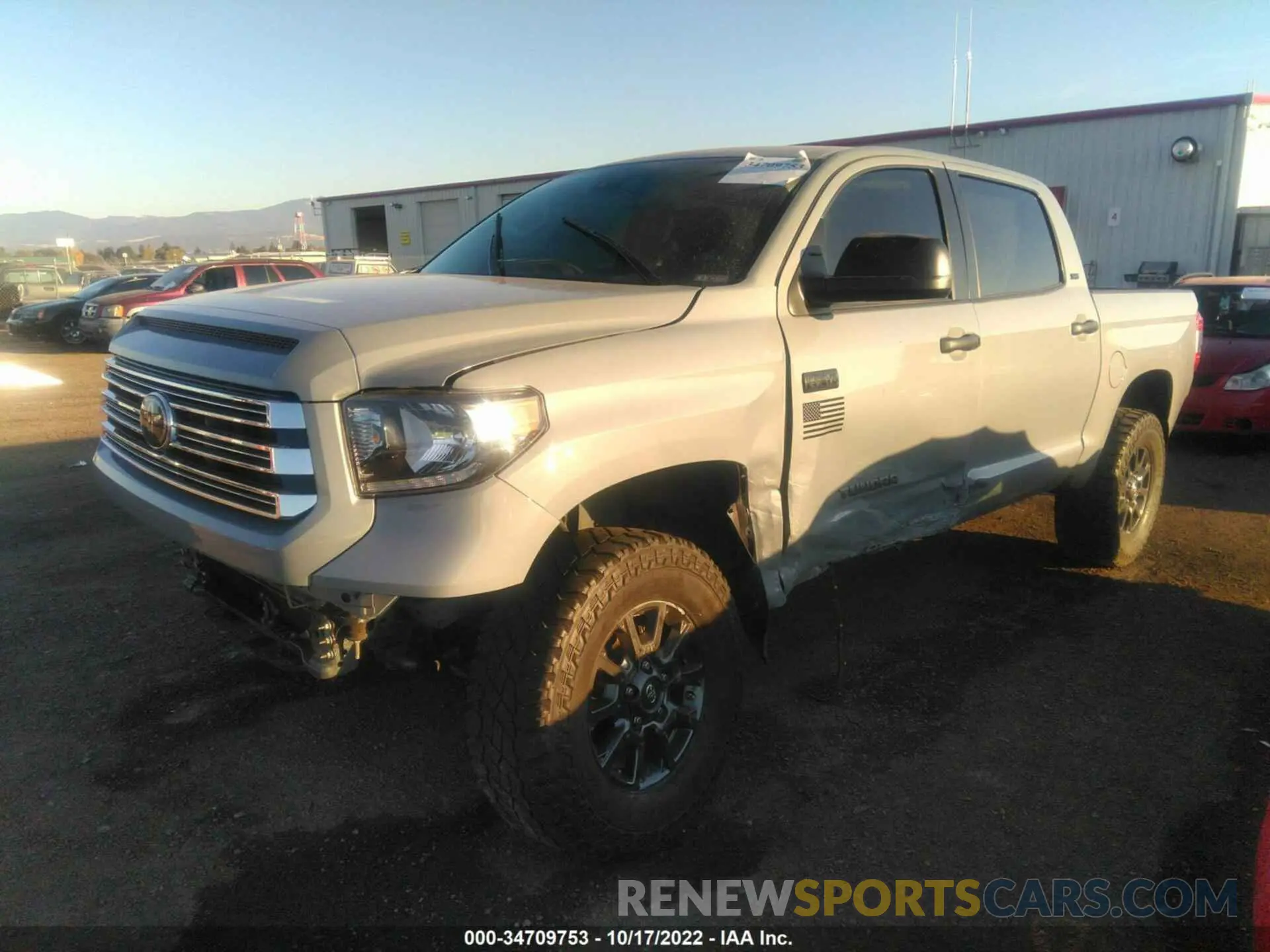 2 Photograph of a damaged car 5TFDY5F18MX974460 TOYOTA TUNDRA 4WD 2021